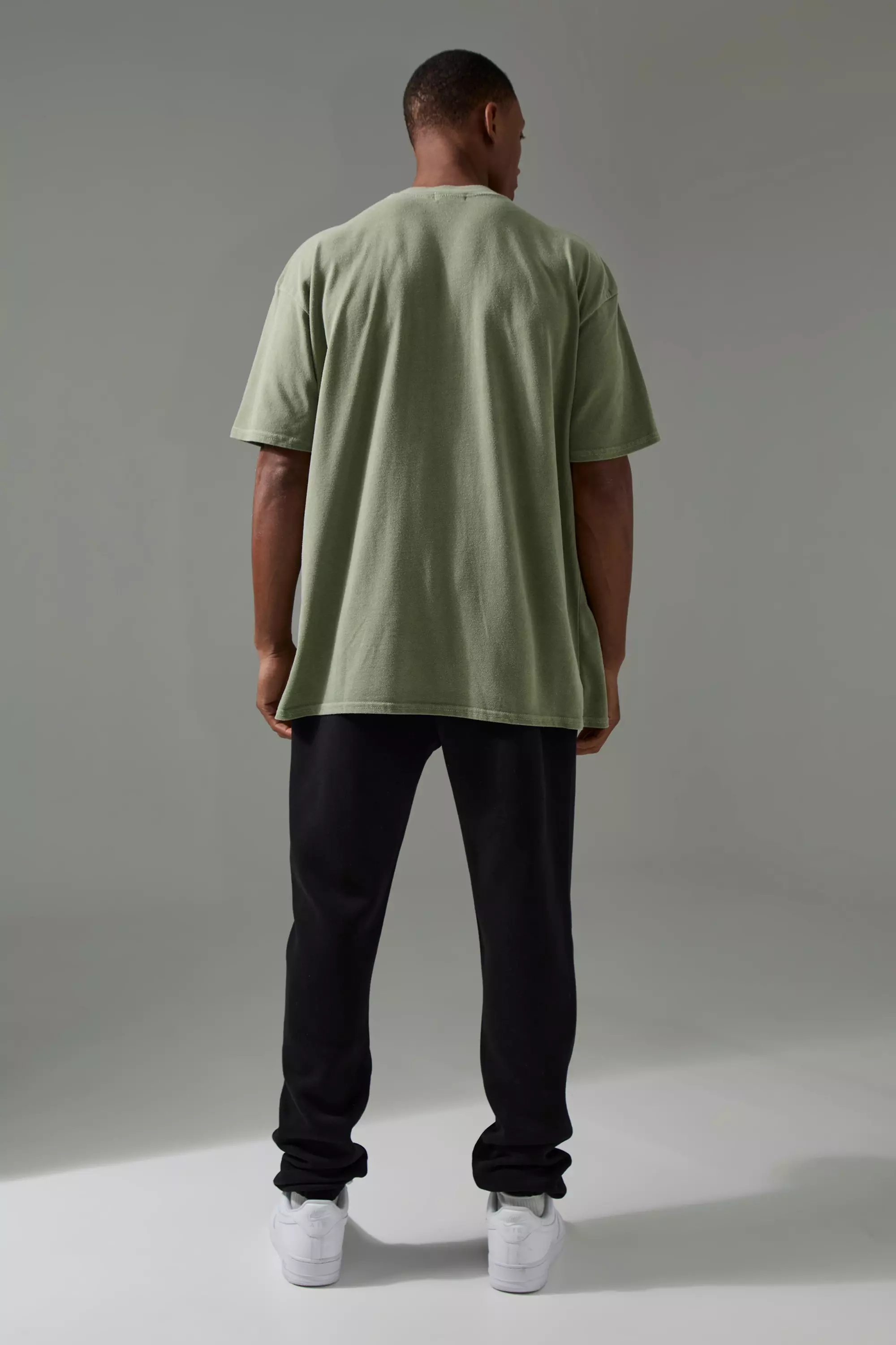 T-shirt de sport oversize surteint - MAN Active, Sage autre image
