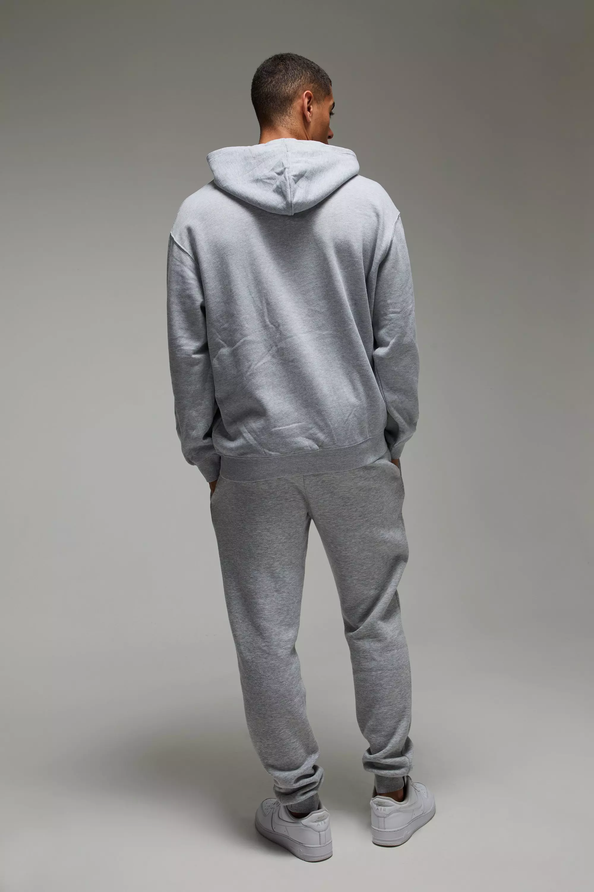 Grey marl Man Active Oversized Golf Country Club Hoodie alternatieve afbeelding