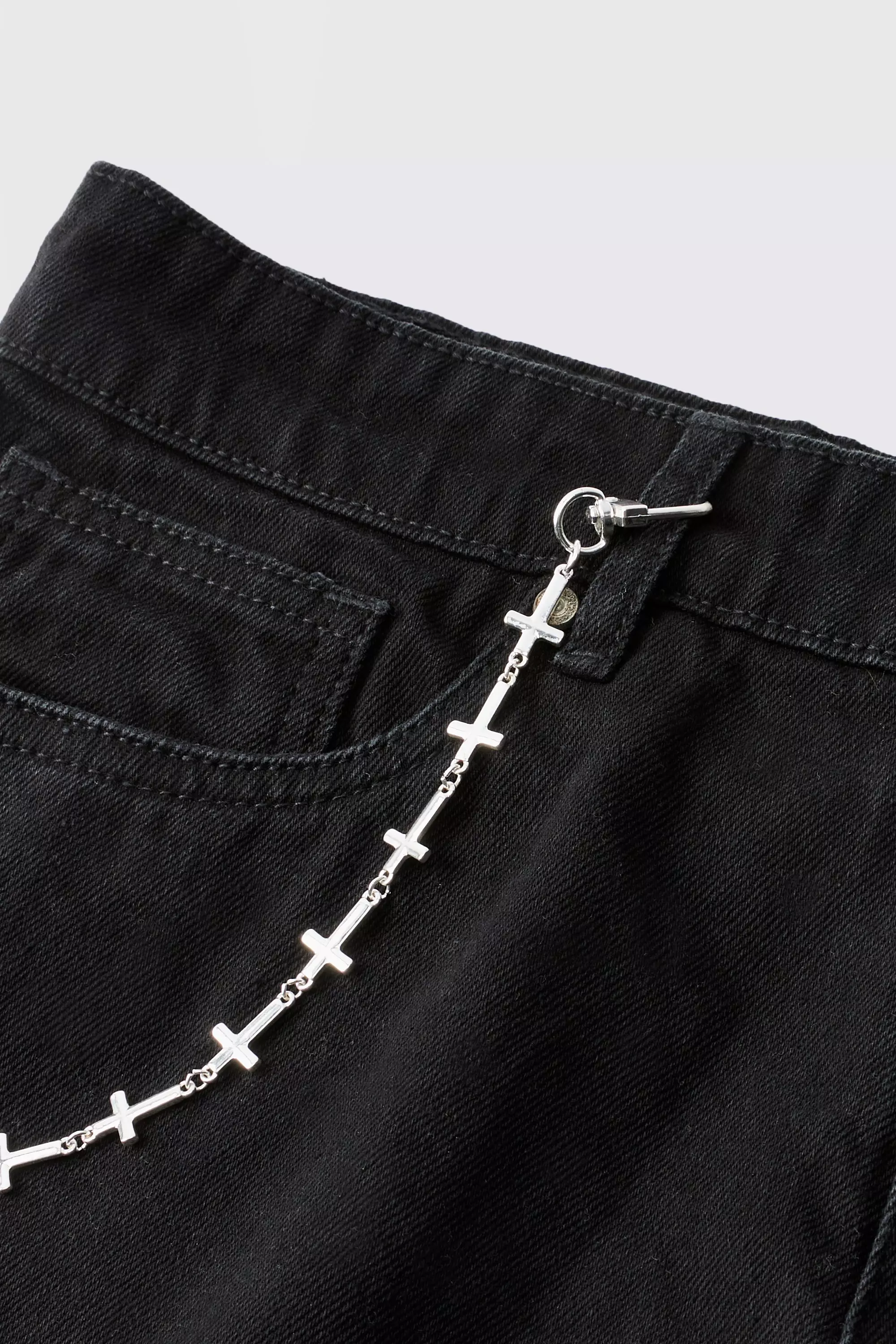 Cross Jean Chain Silver