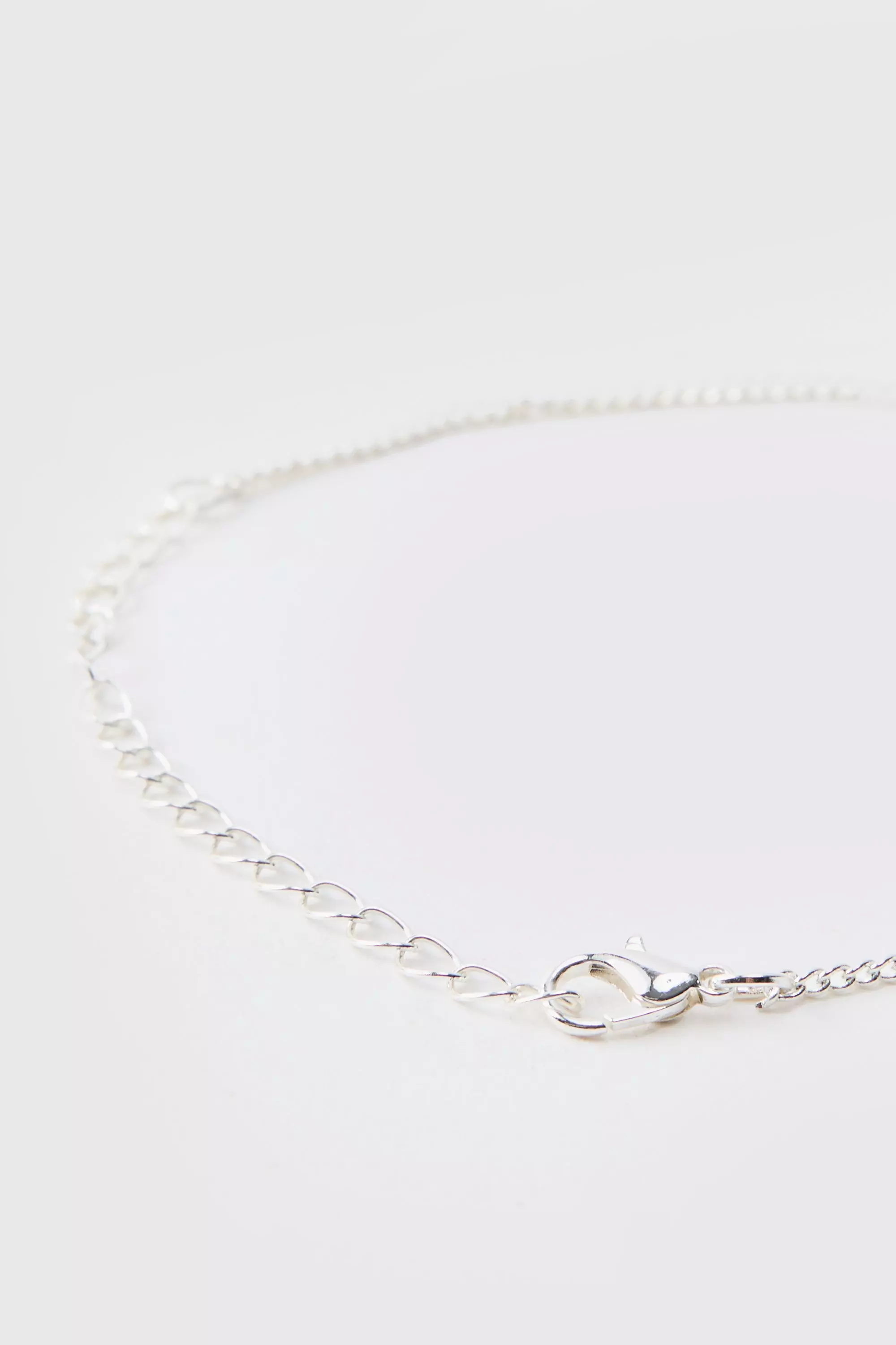 Collier argenté à pendentif boussole, Silver autre image