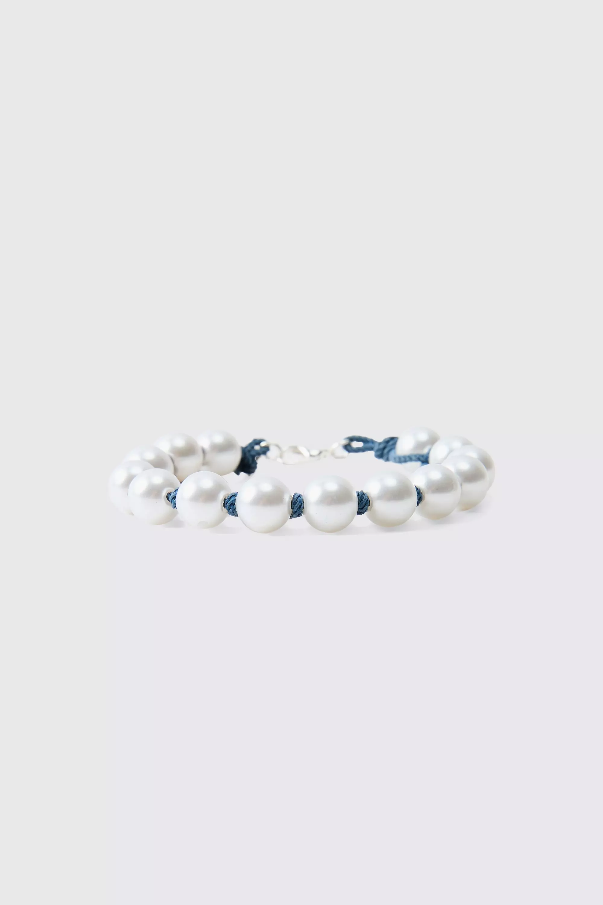 Silver Parel Touw Armband alternatieve afbeelding