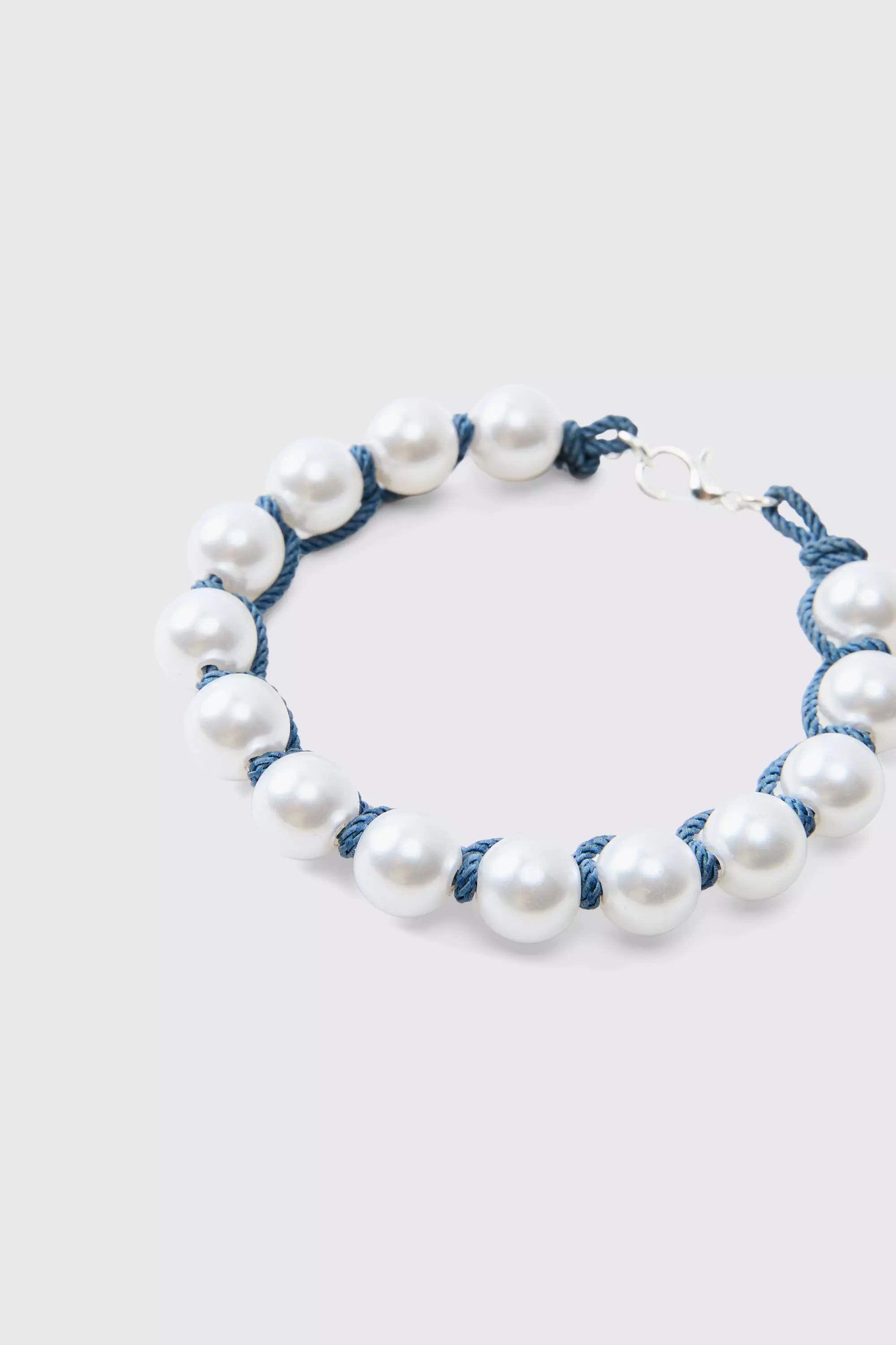 Silver Parel Touw Armband alternatieve afbeelding