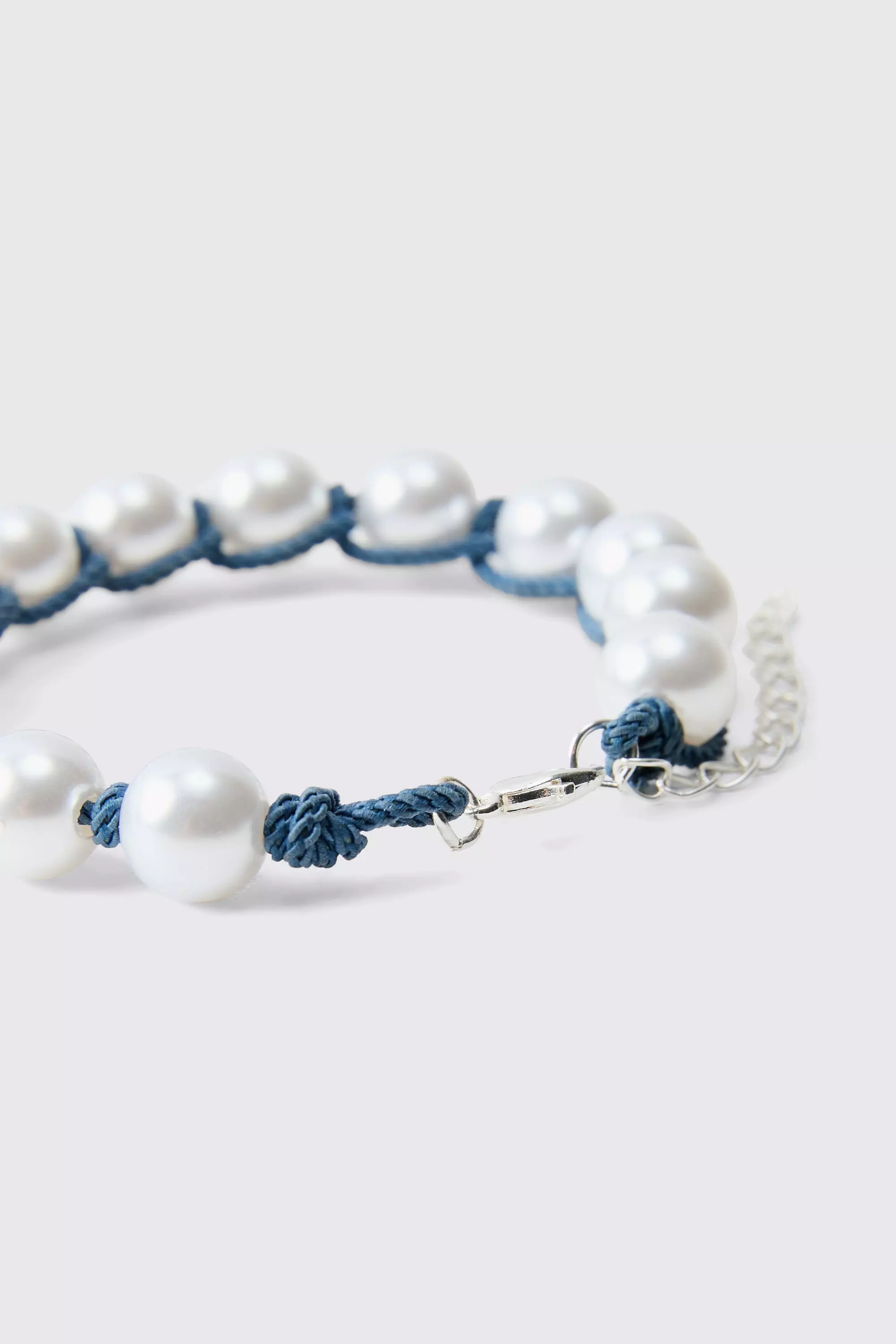 Silver Parel Touw Armband alternatieve afbeelding