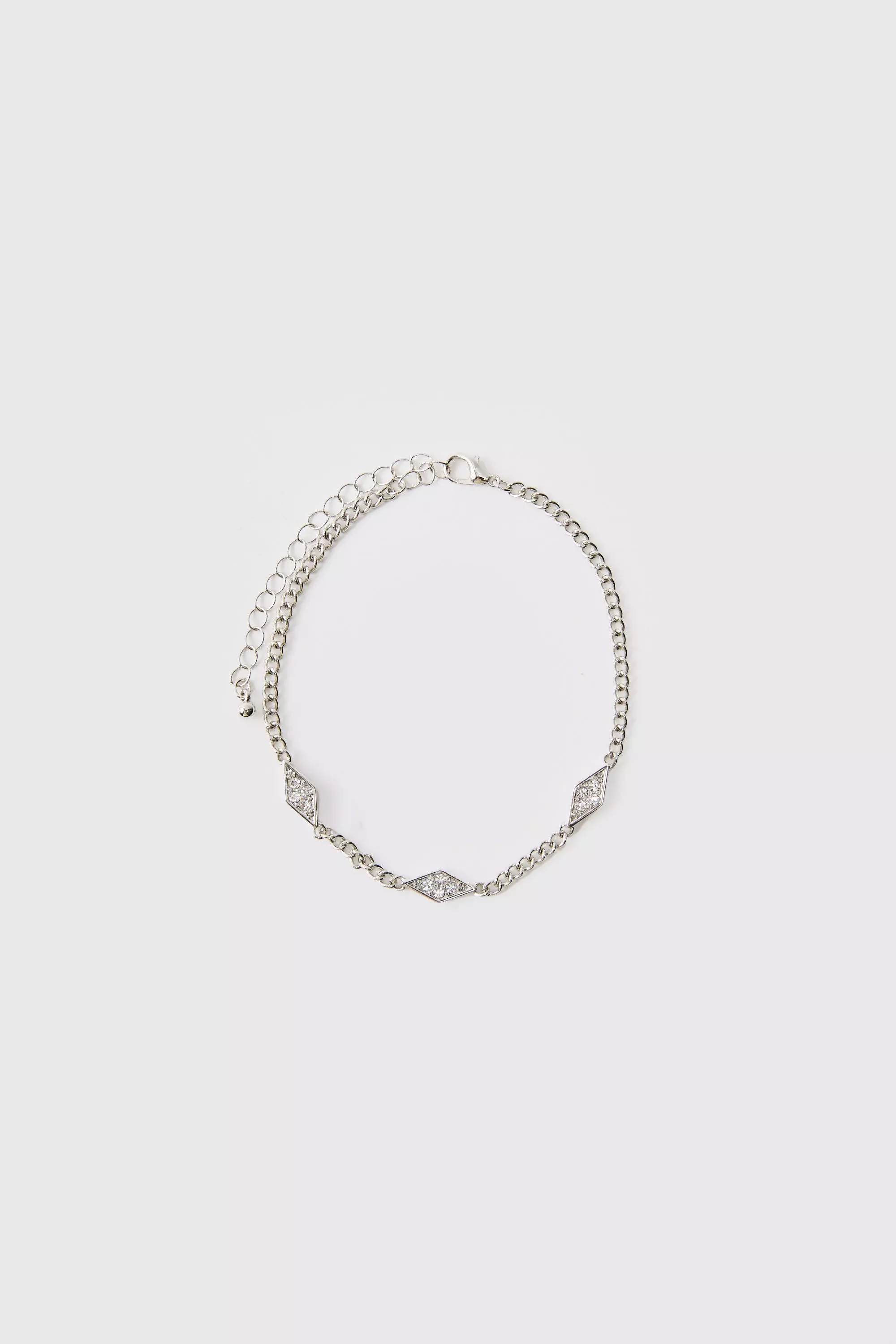 Bracciale Con Ciondoli Color Ghiaccio, Silver immagine alternativa
