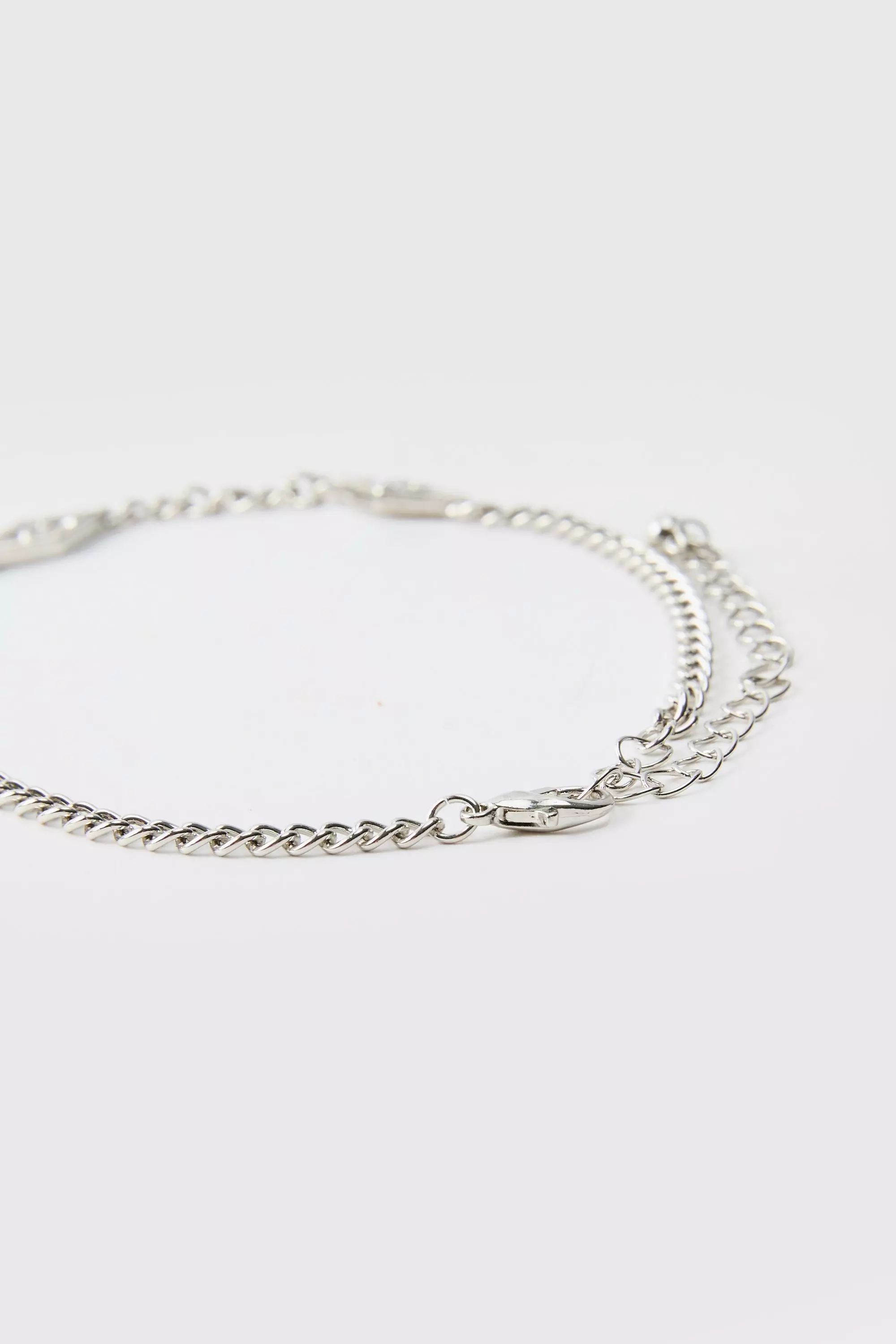 Bracciale Con Ciondoli Color Ghiaccio, Silver immagine alternativa