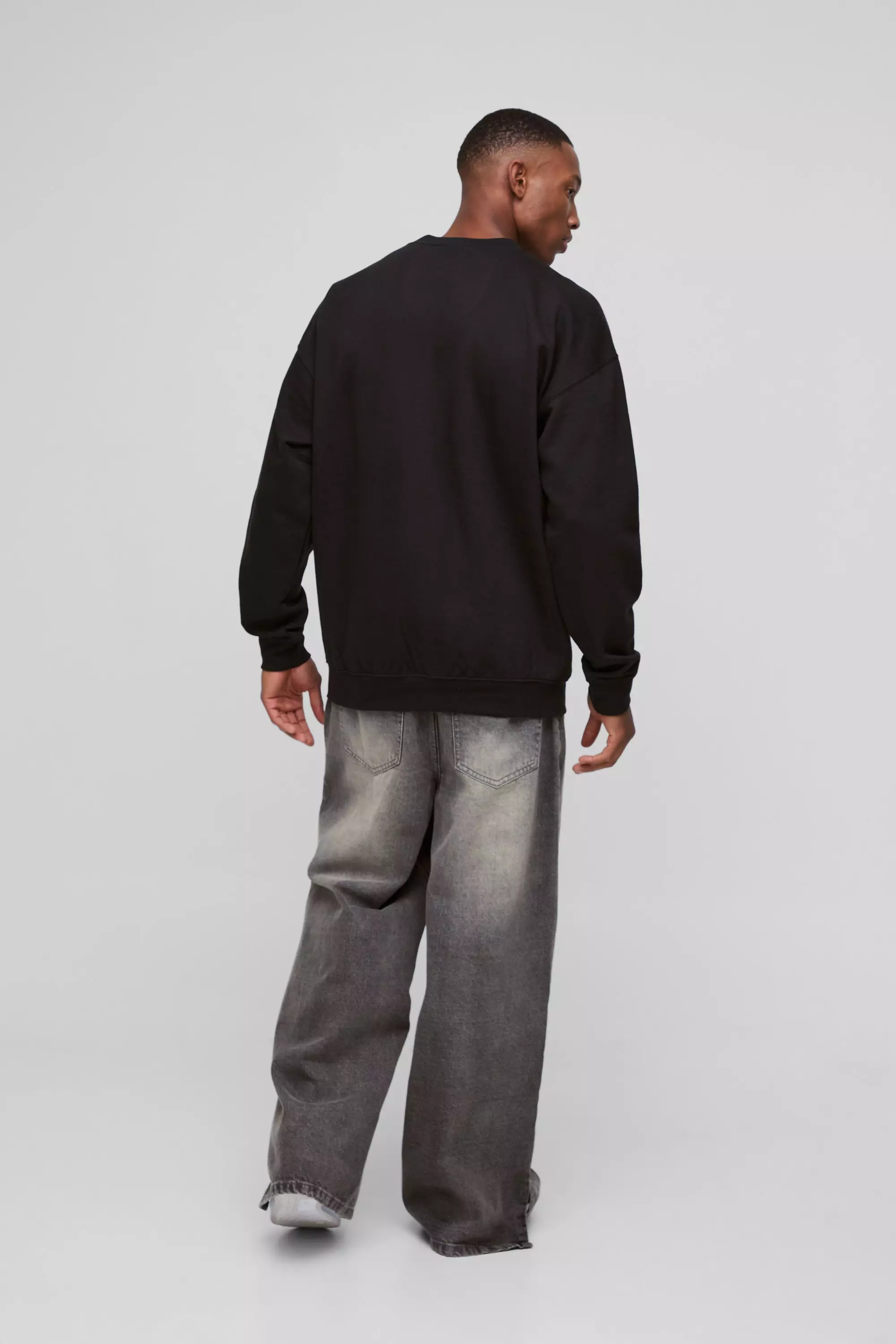Sweat oversize à imprimé Buddy The Elf, Black autre image