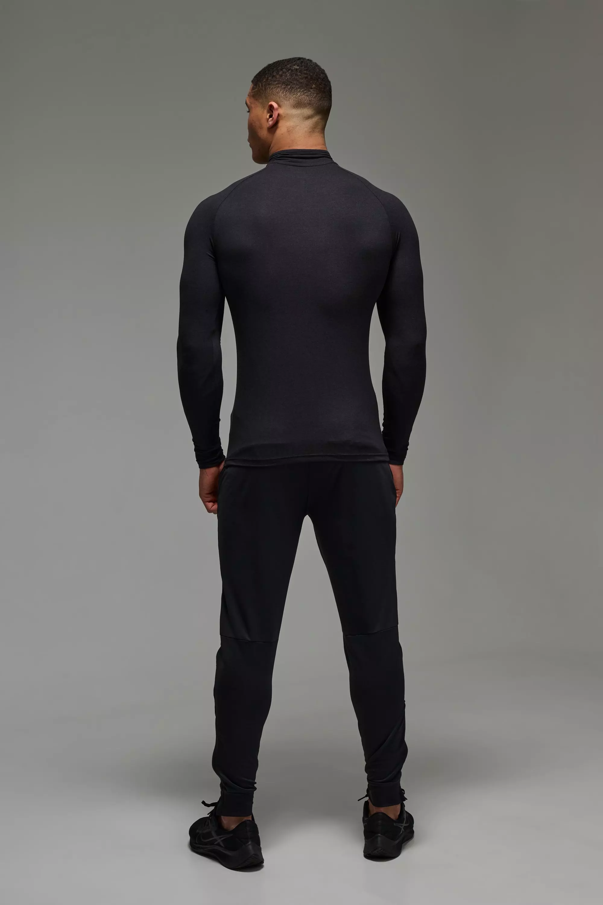 Jogging fuselé stretch zippé - MAN Active, Black autre image