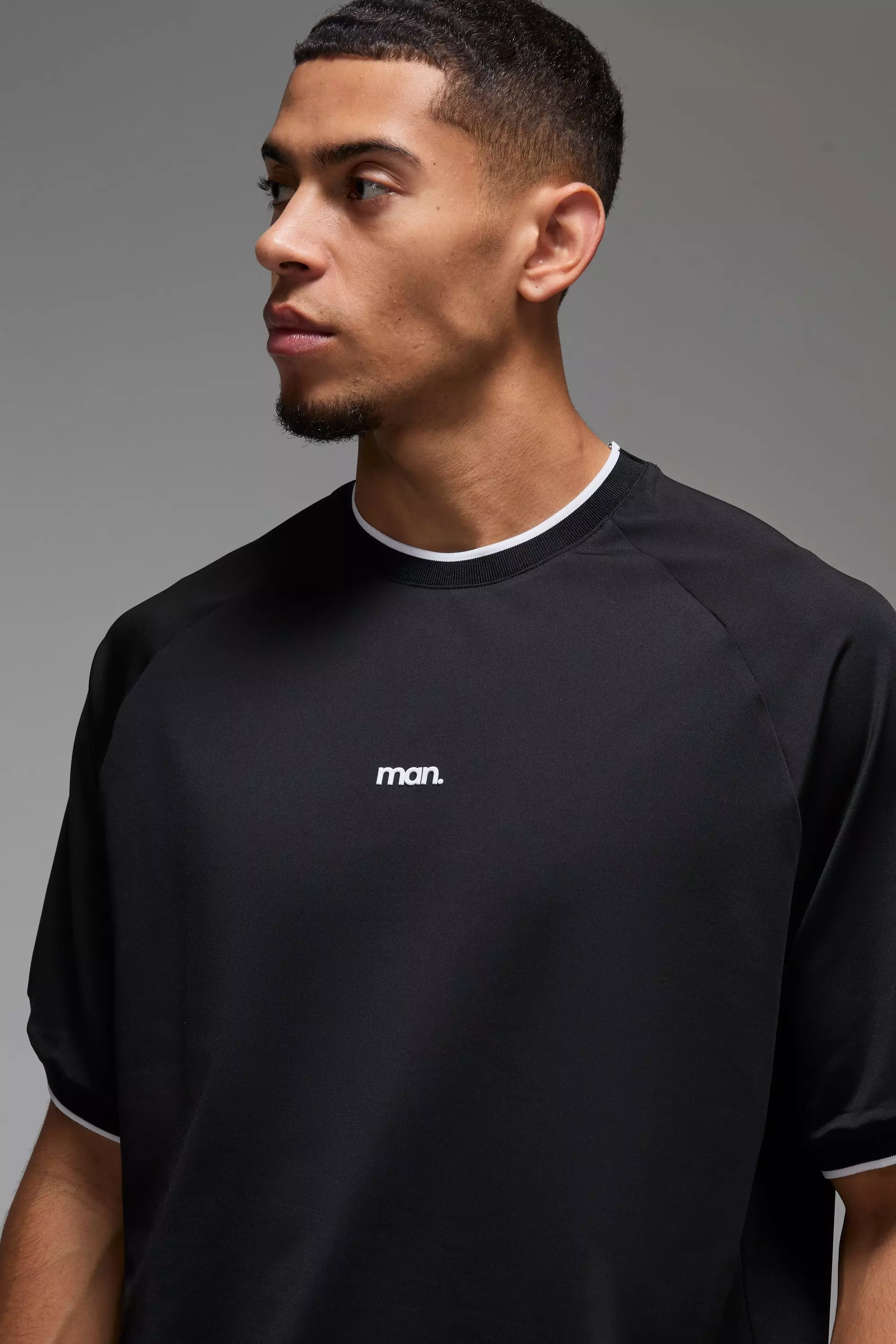 Black Man Sport Oversized Performance T-shirt alternative image