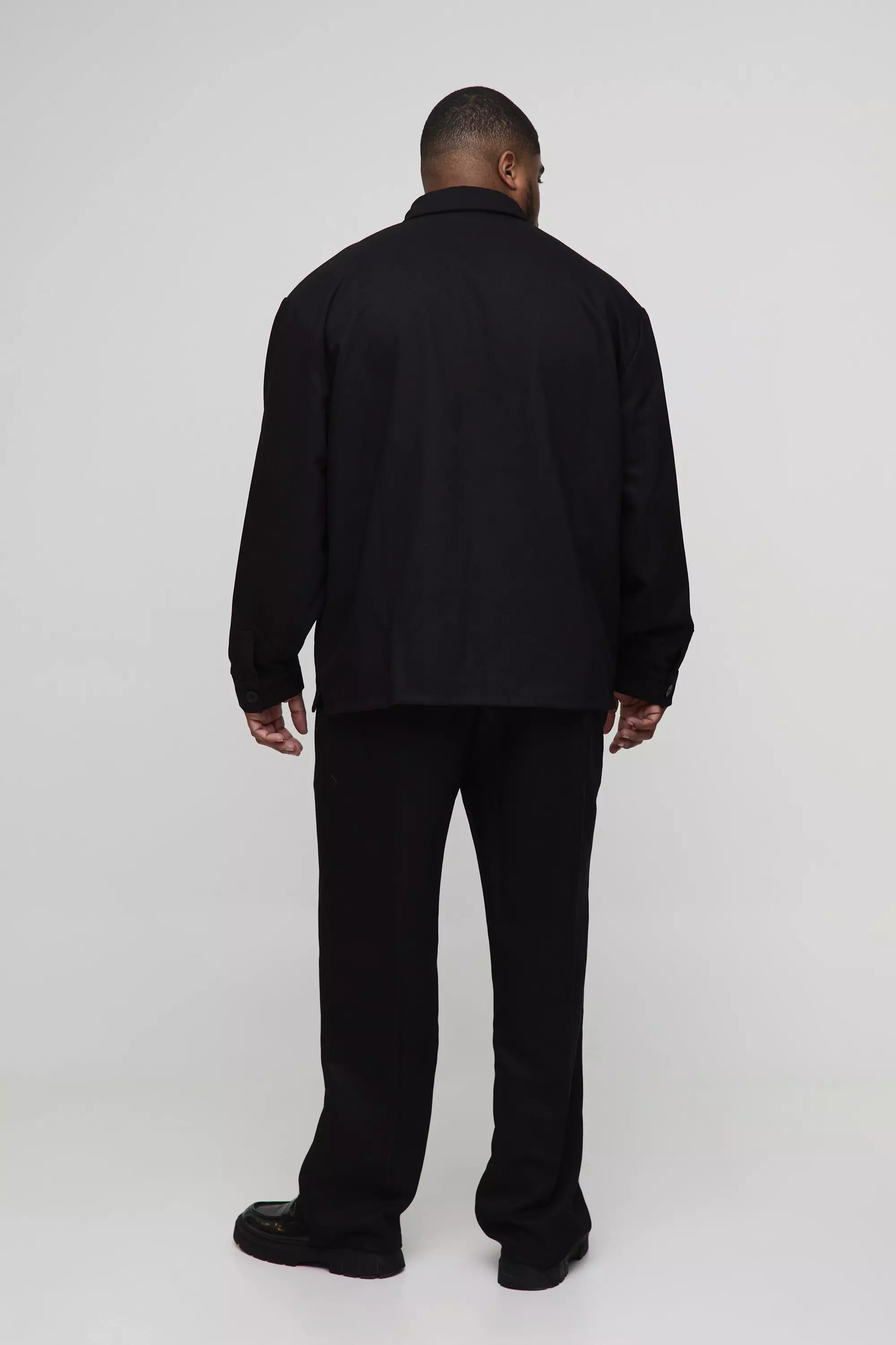Grande taille - Surchemise en twill, Black autre image