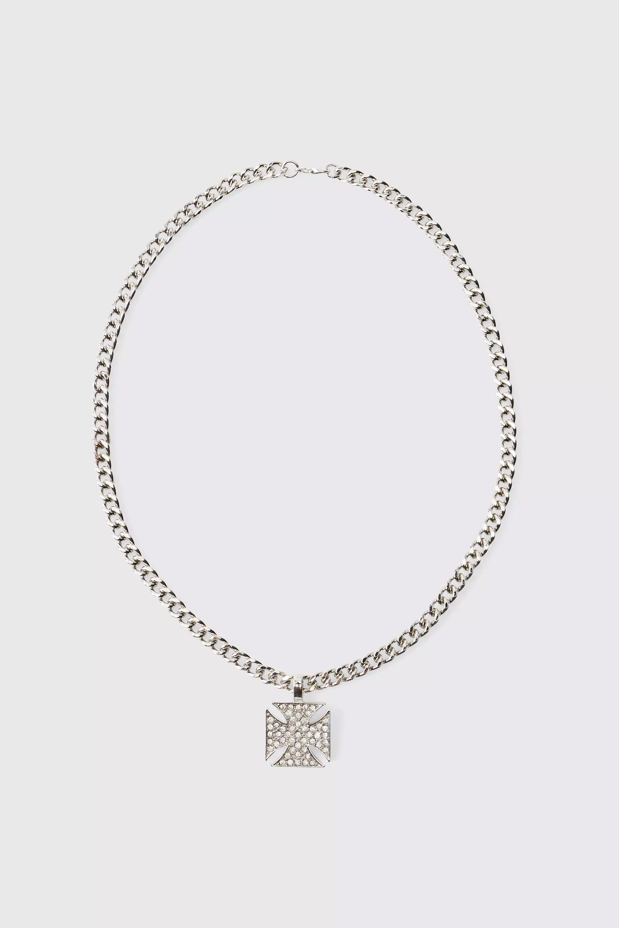 Silver Platte Zilveren Ketting Met Kruis alternatieve afbeelding