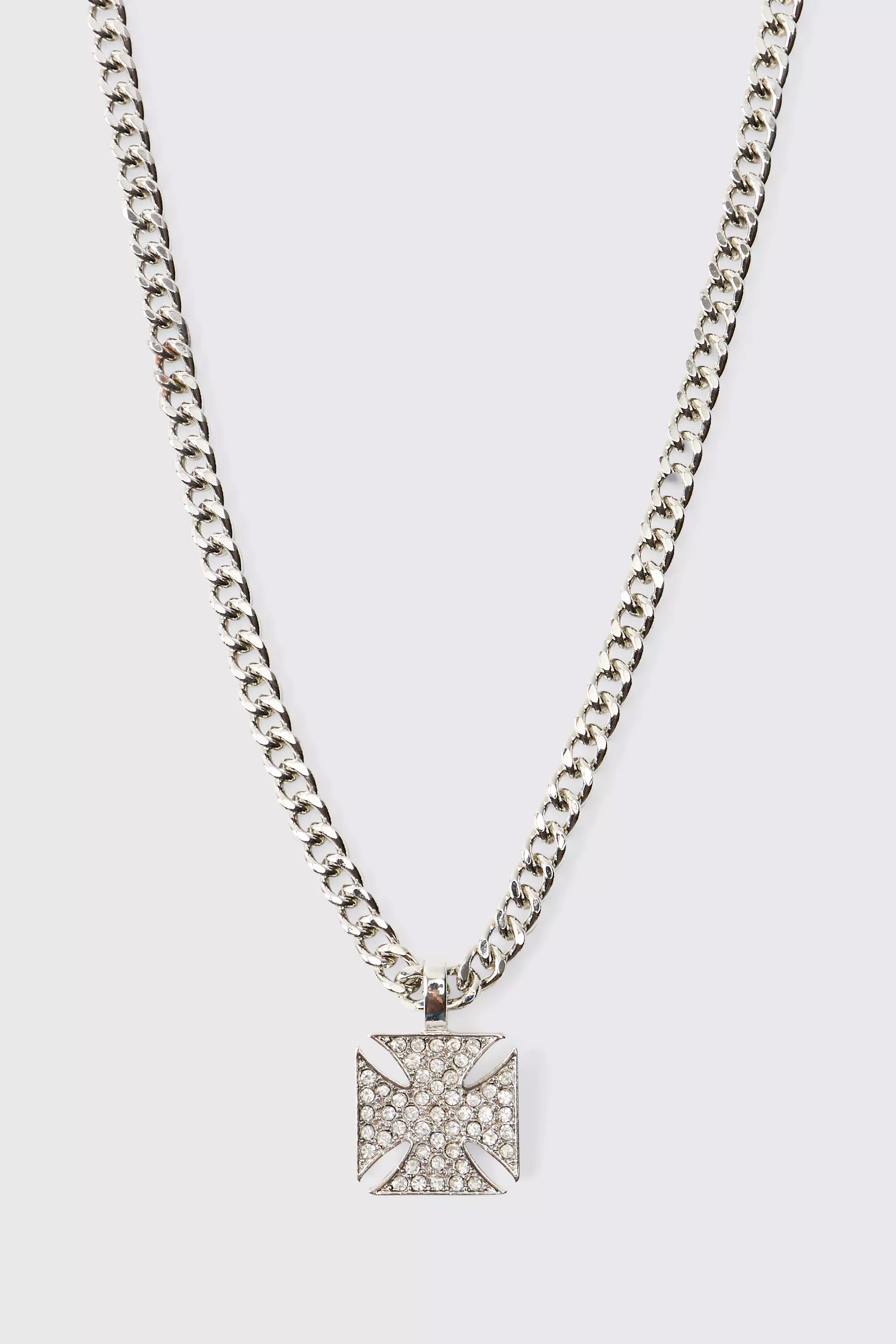 Silver Platte Zilveren Ketting Met Kruis alternatieve afbeelding