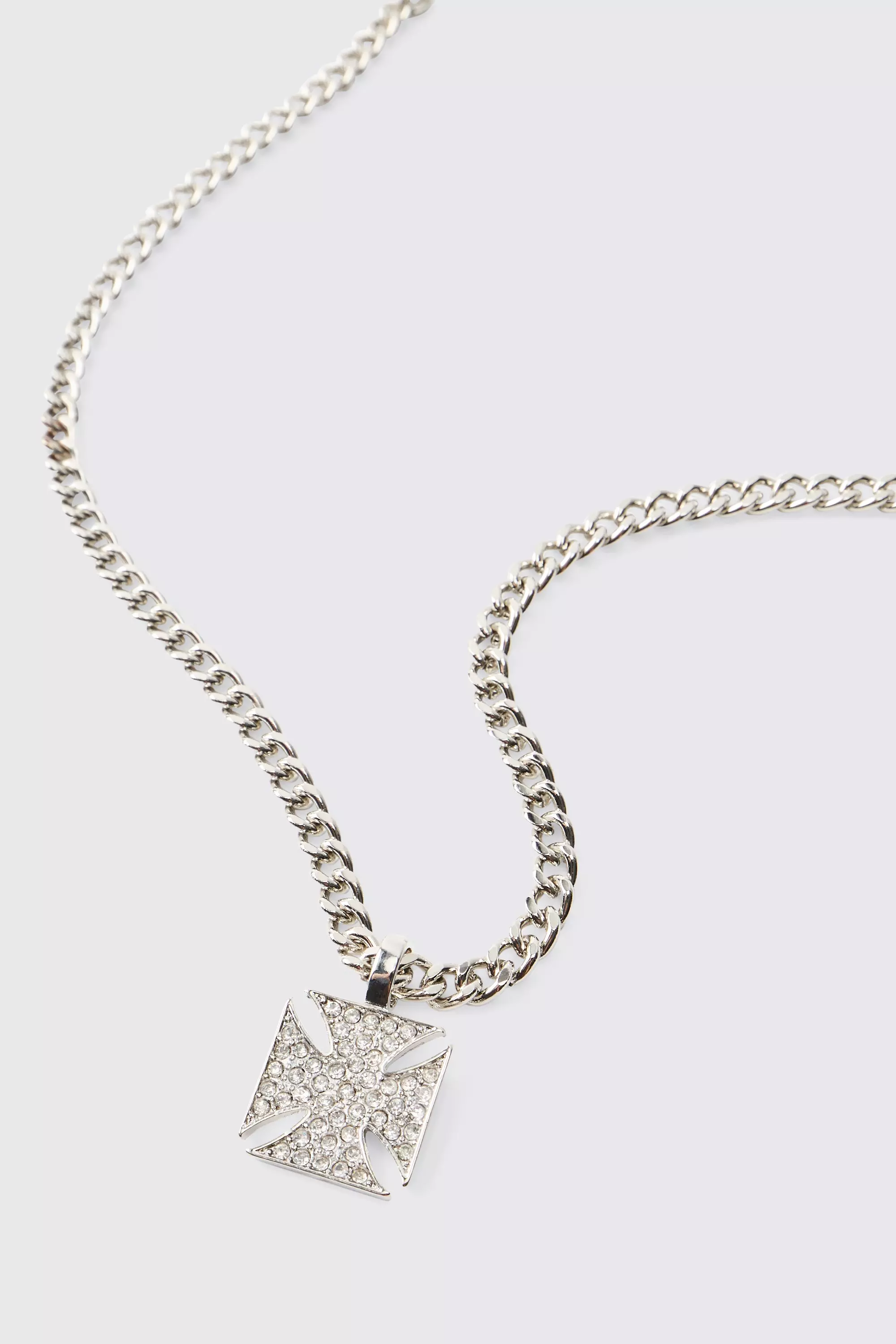 Silver Platte Zilveren Ketting Met Kruis alternatieve afbeelding