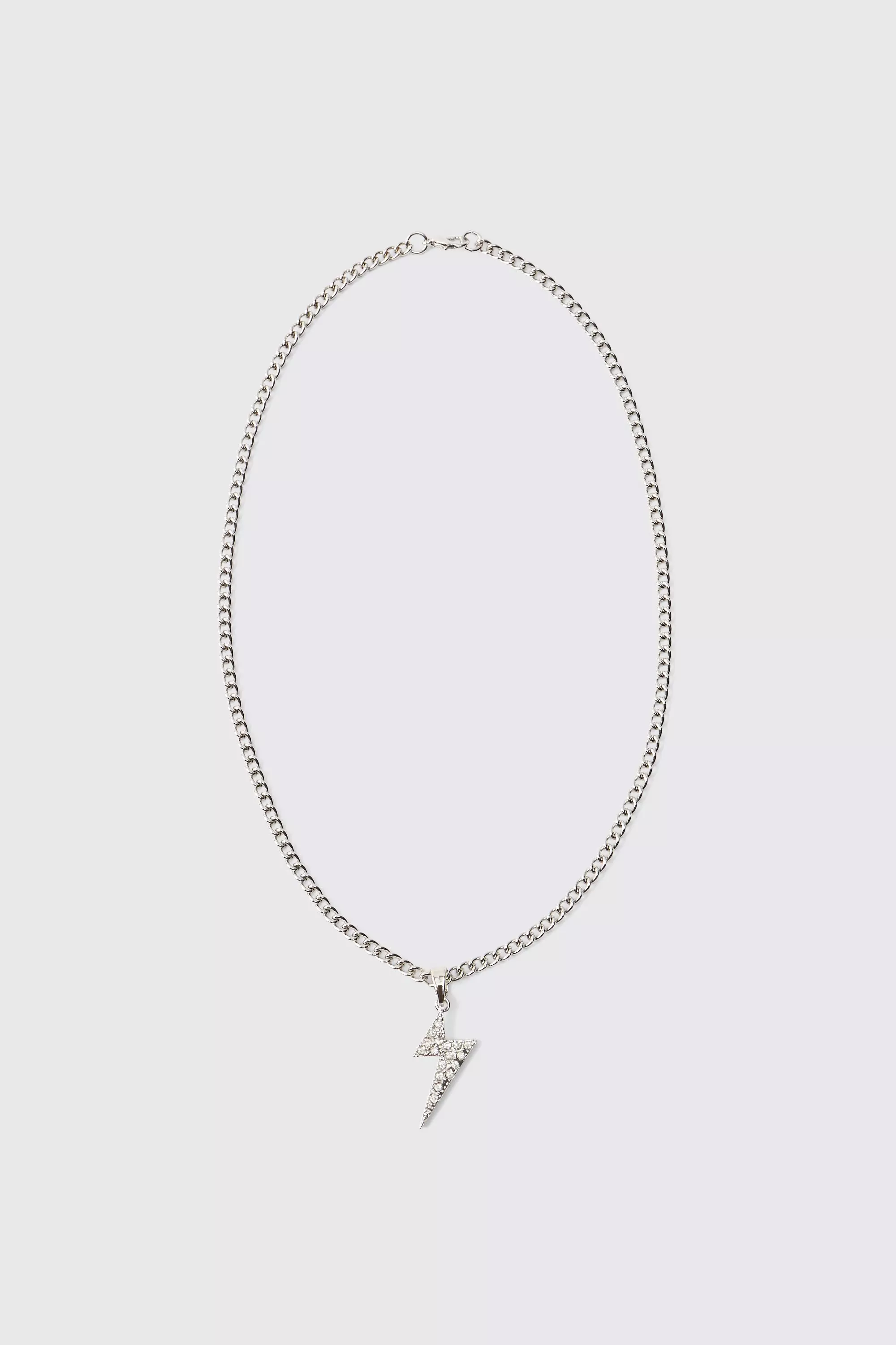 Silver Zilveren Bliksemschicht Ketting alternatieve afbeelding