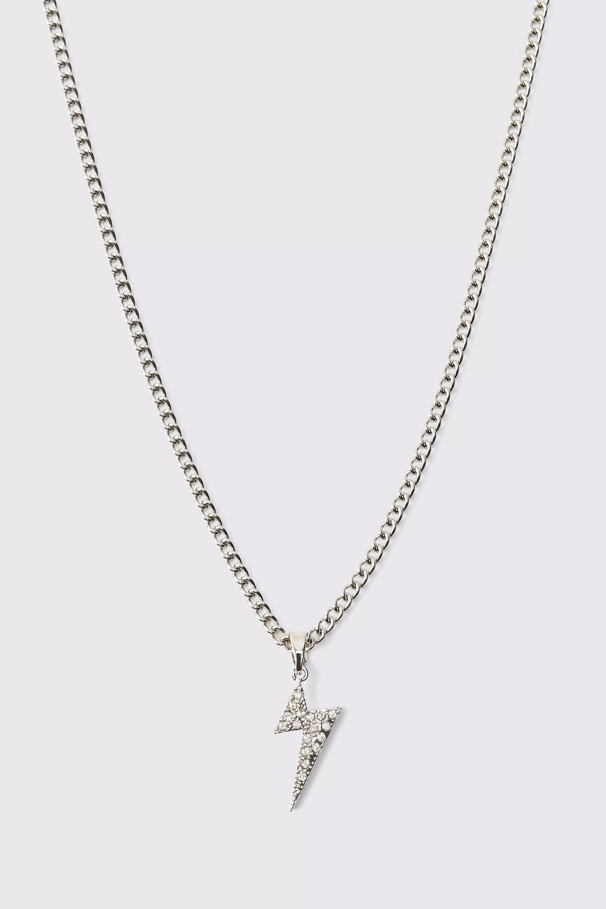 Silver Zilveren Bliksemschicht Ketting alternatieve afbeelding