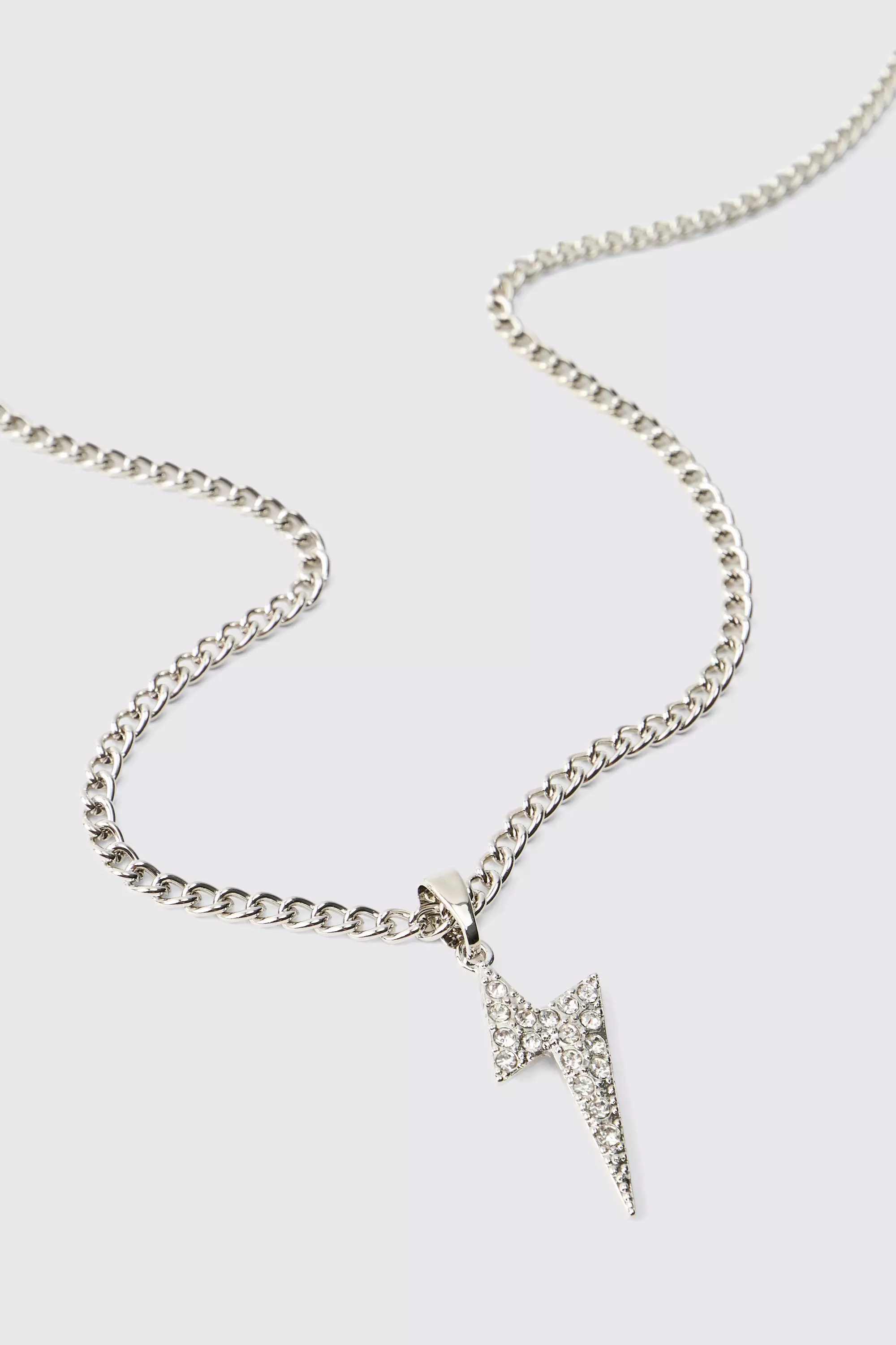 Silver Zilveren Bliksemschicht Ketting alternatieve afbeelding