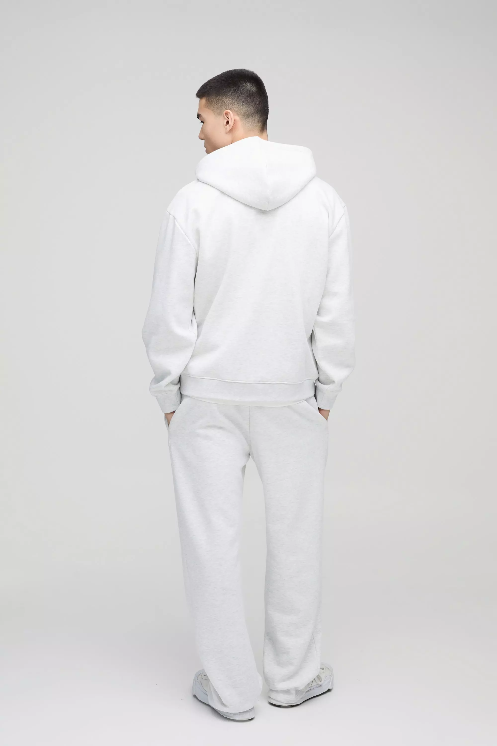 Grey marl Oversized 330GSM BM Signature Vest alternatieve afbeelding