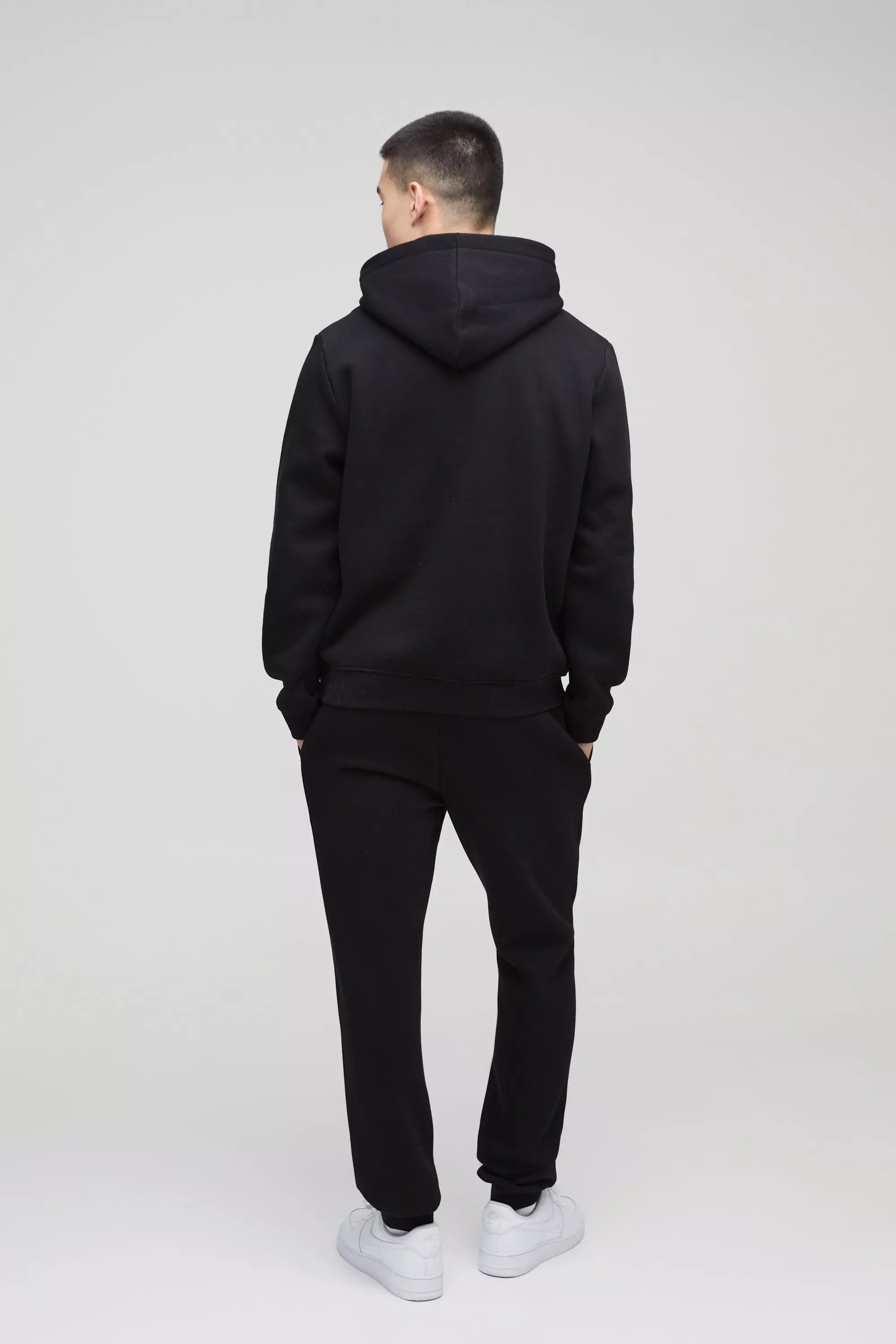 330gsm Slim-Fit Basic Jogginghose, Black alternatives Bild