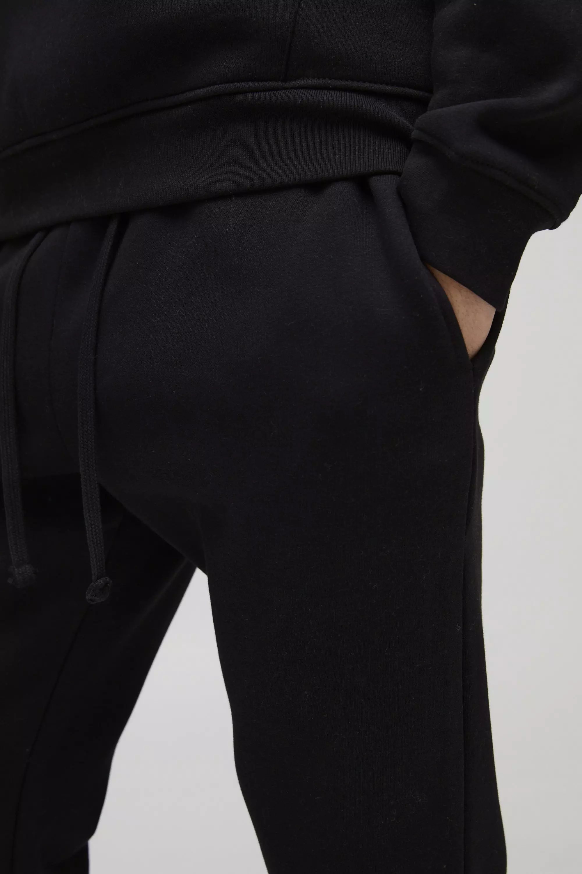 330gsm Slim-Fit Basic Jogginghose, Black alternatives Bild