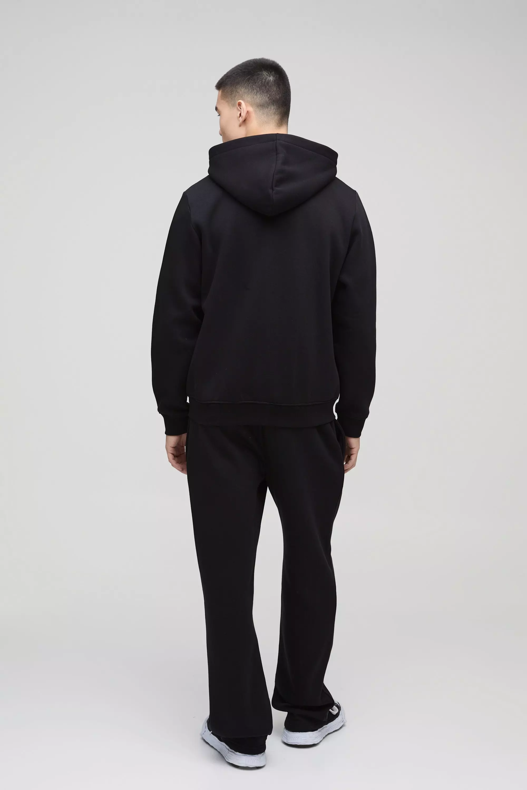 Black Baggy Basic 330GSM Joggingbroek alternatieve afbeelding