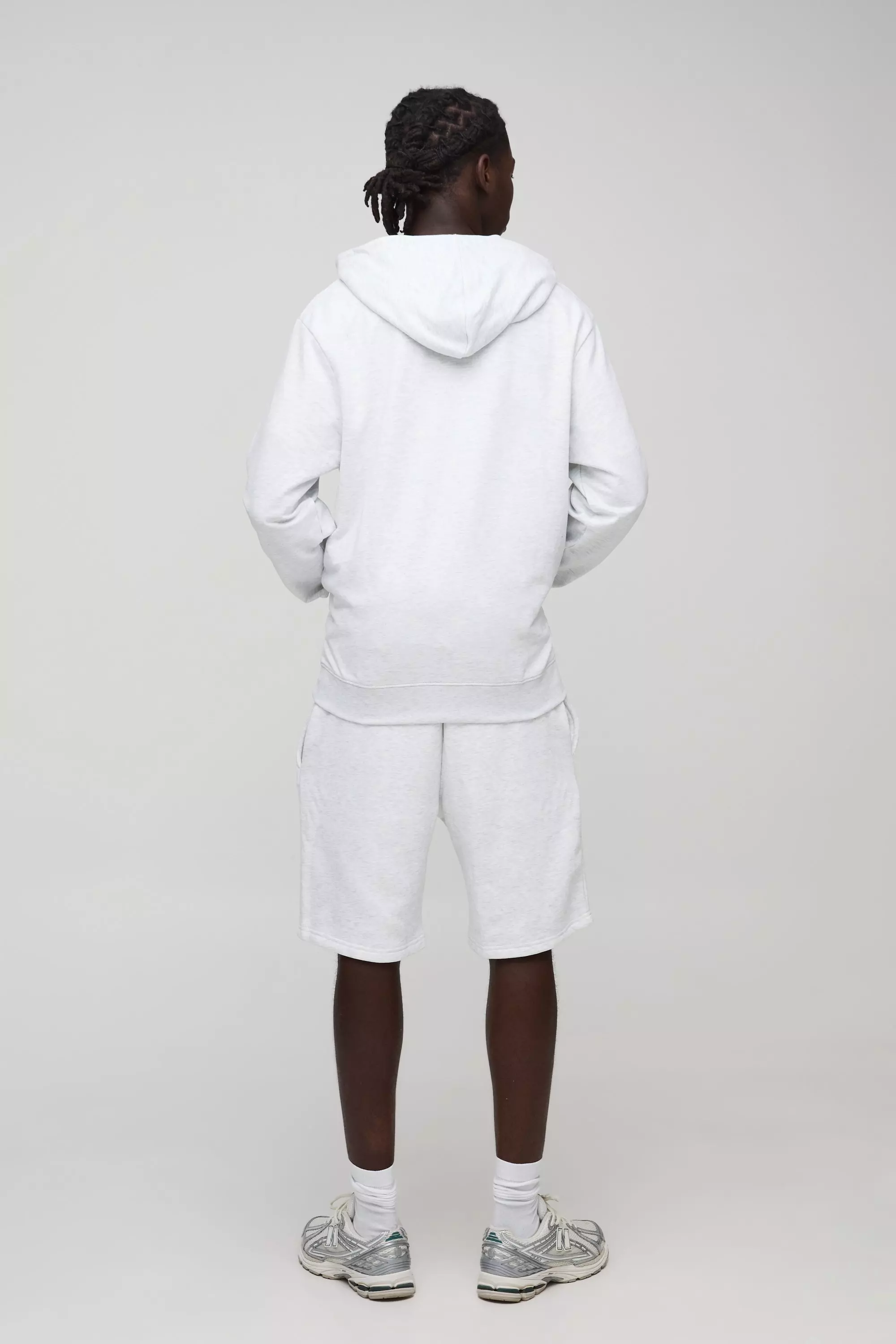 Slim Fit Mid Length Basic Shorts | boohooMAN USA