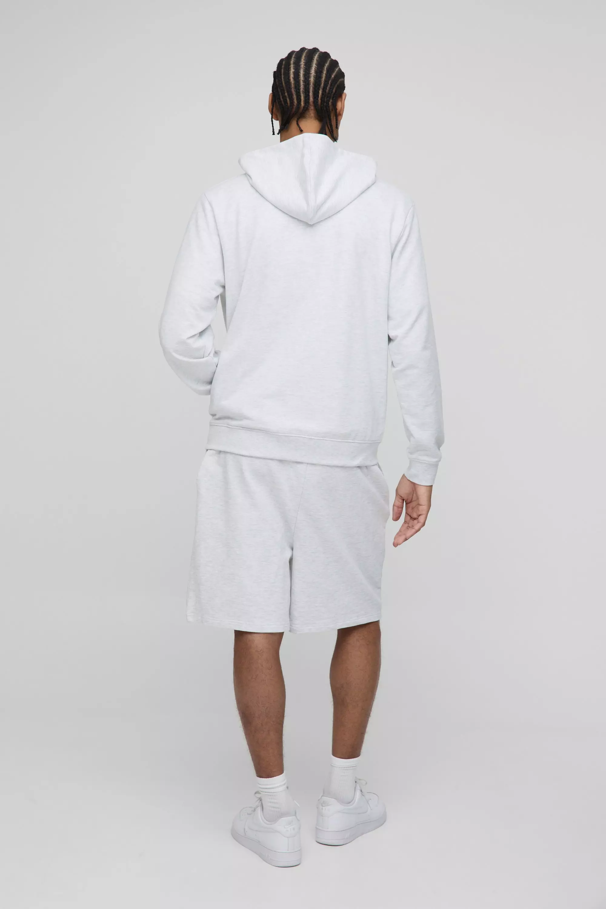 Oversized Fit Drop Crotch Basic Lightweight Shorts | boohooMAN USA