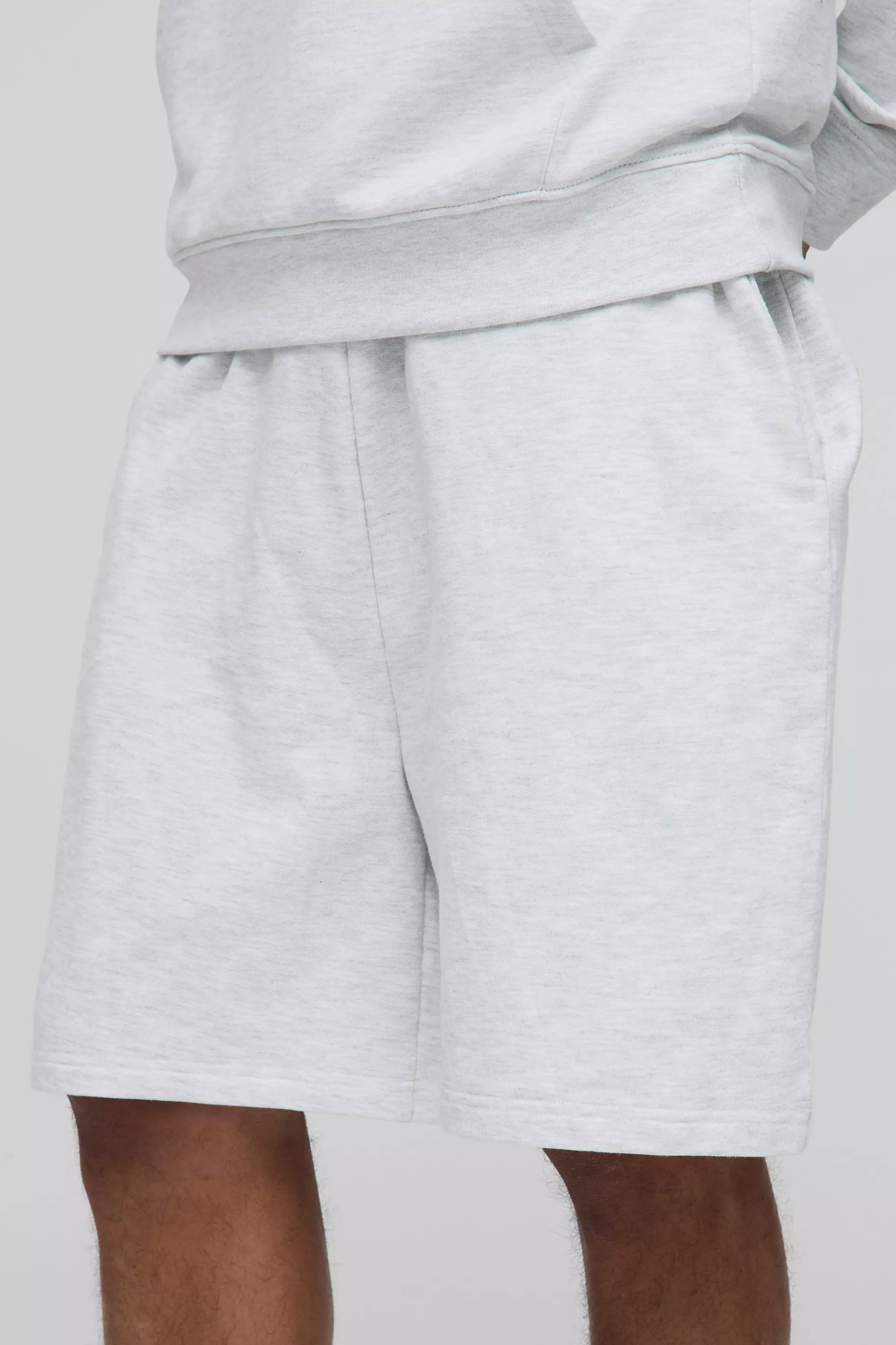 Oversized Fit Drop Crotch Basic Lightweight Shorts | boohooMAN USA