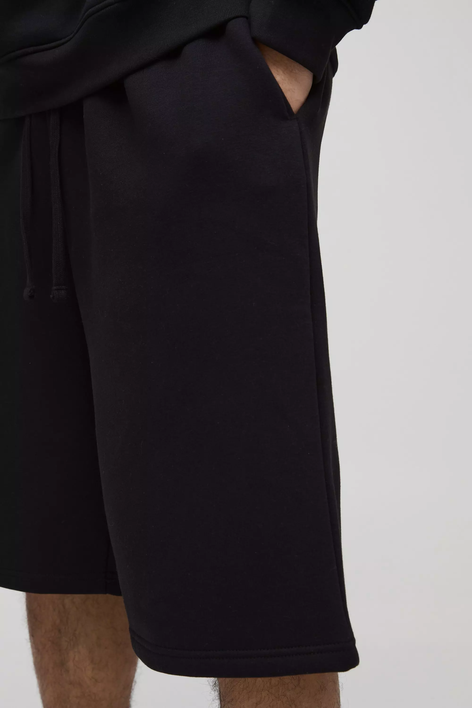 Pantaloni Tuta Basic In Jersey, Black immagine alternativa