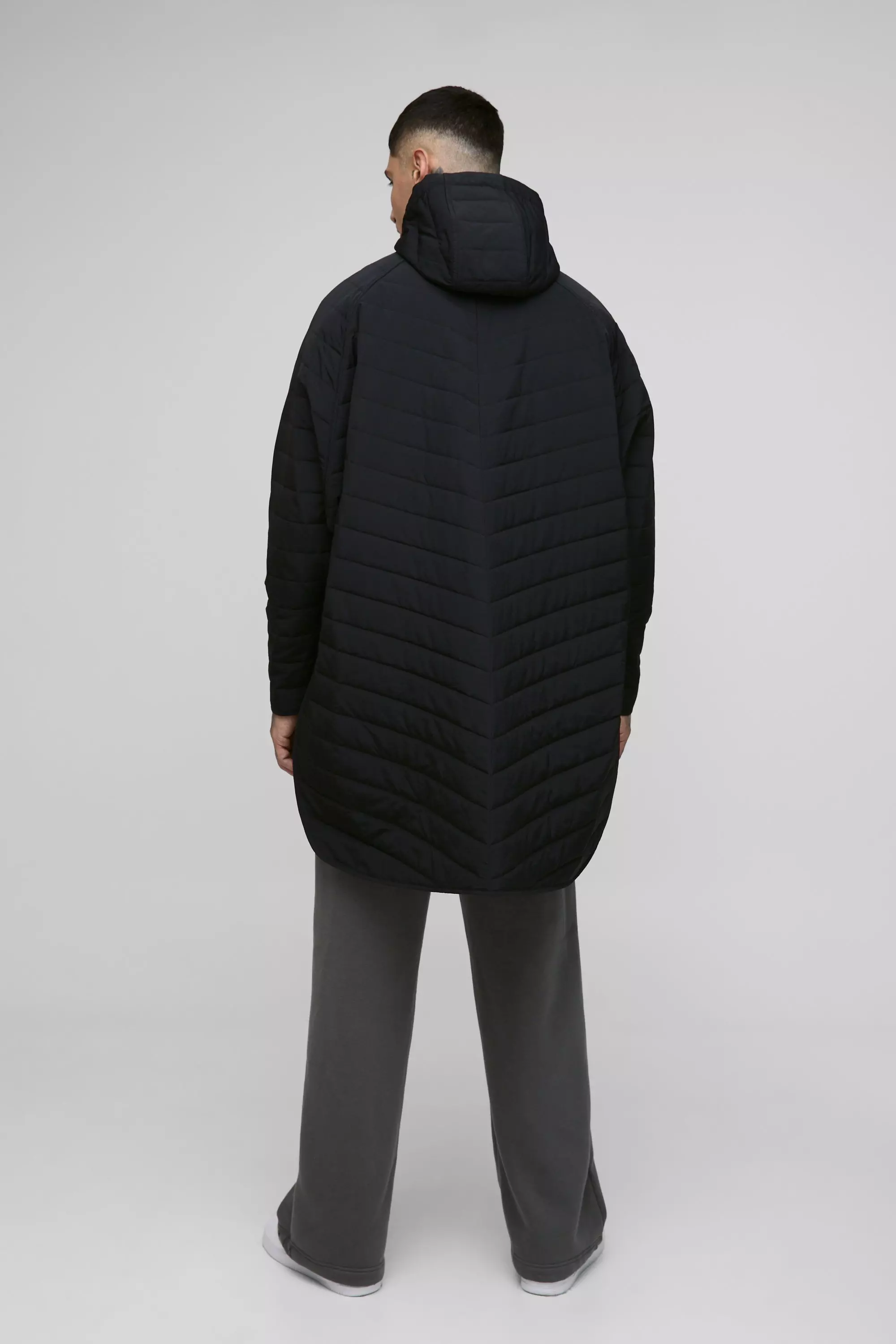 Black Tall Quilted Popper Side Oversized Festival Mac alternative image