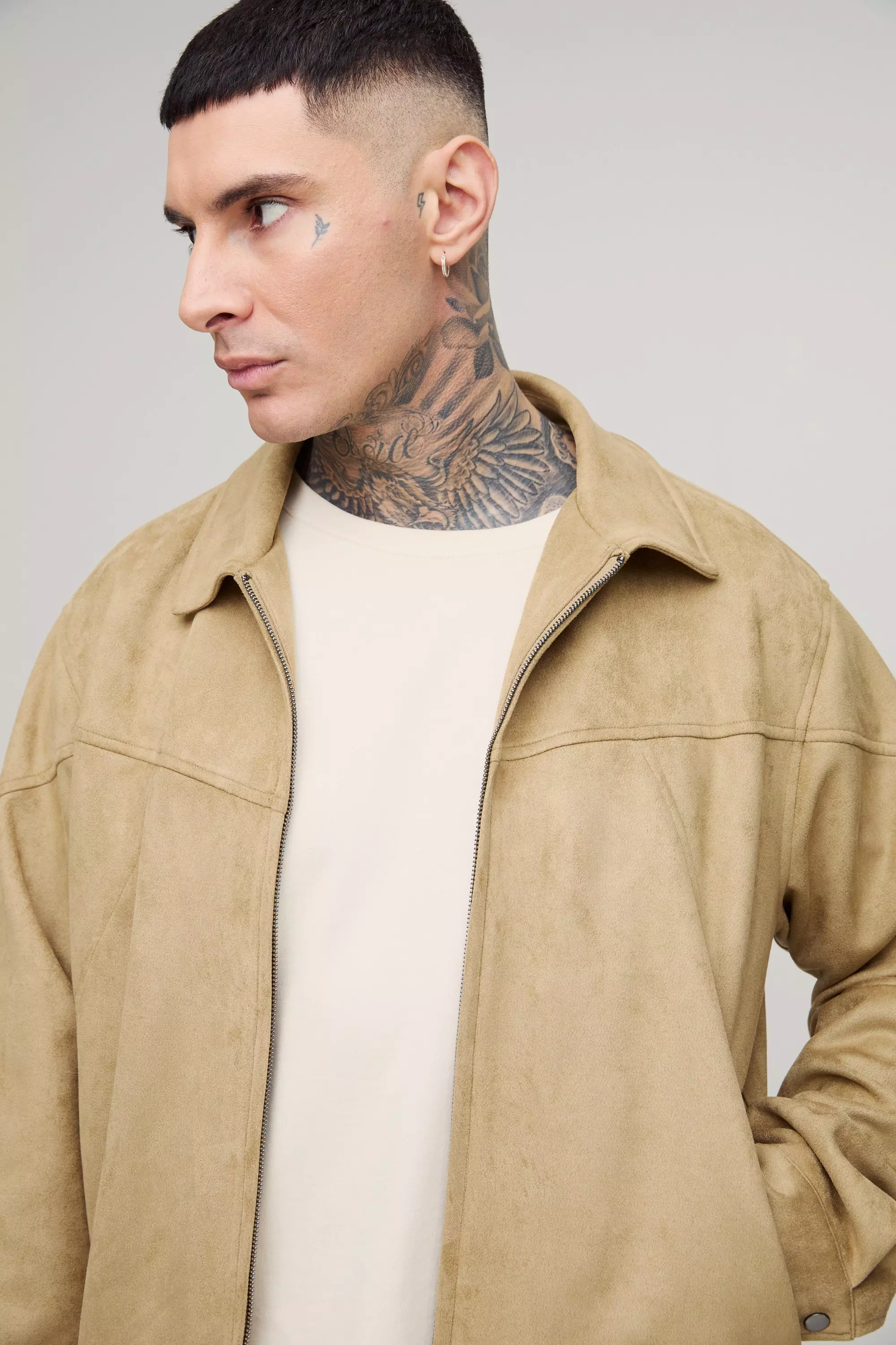 Tall - Veste zippée en synthétique, Stone autre image
