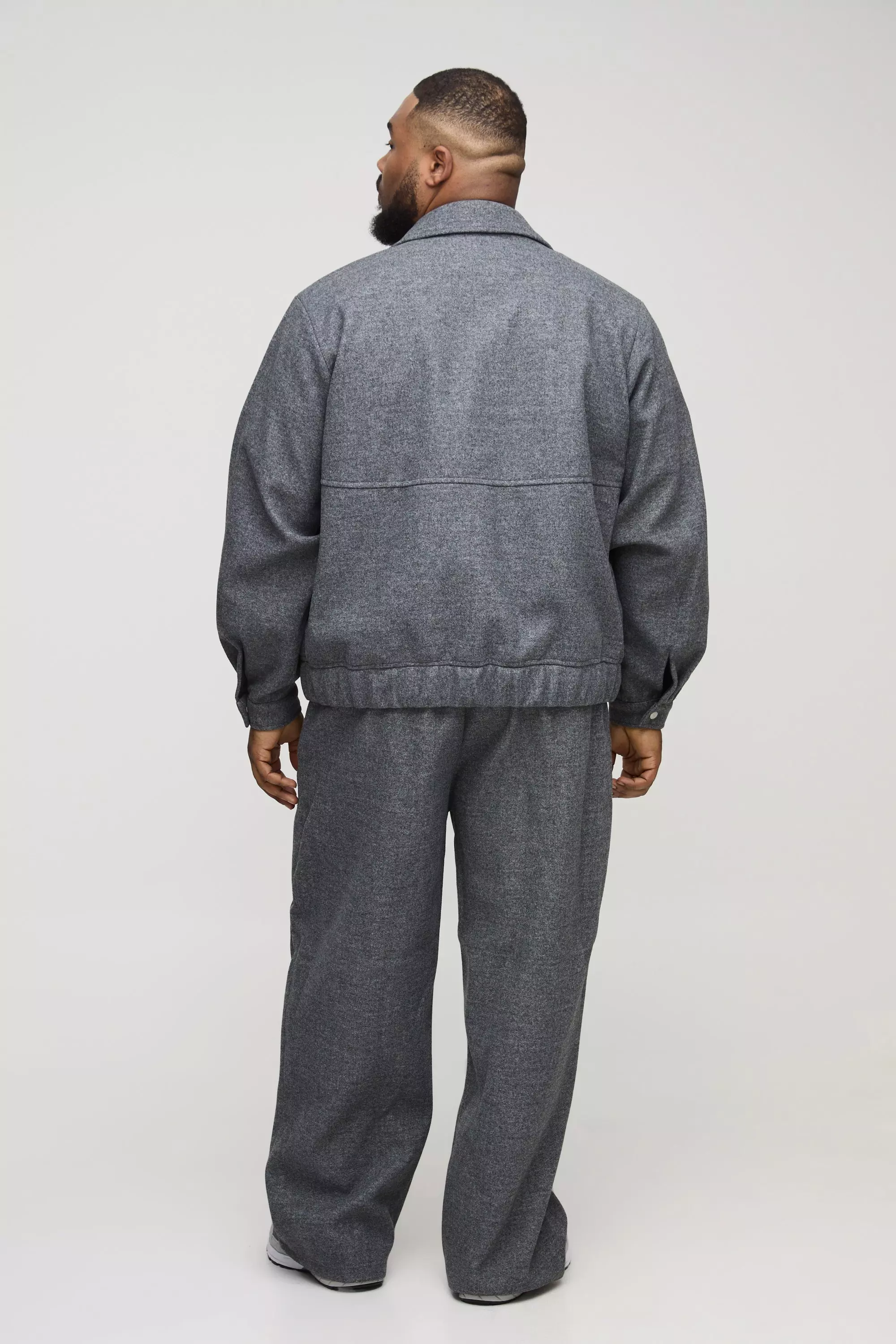 Grande taille - Pantalon large habillé, Charcoal autre image