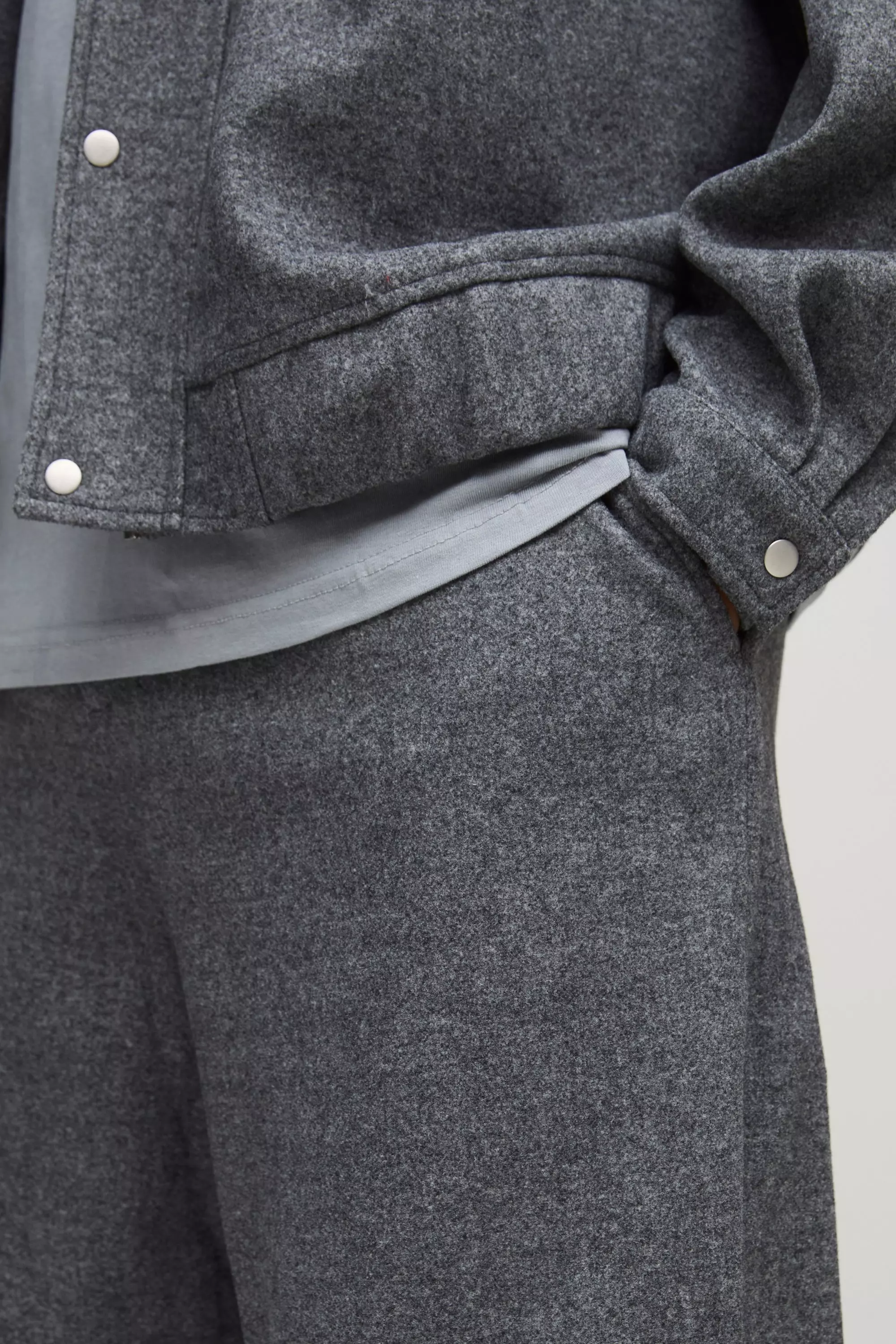Grande taille - Pantalon large habillé, Charcoal autre image
