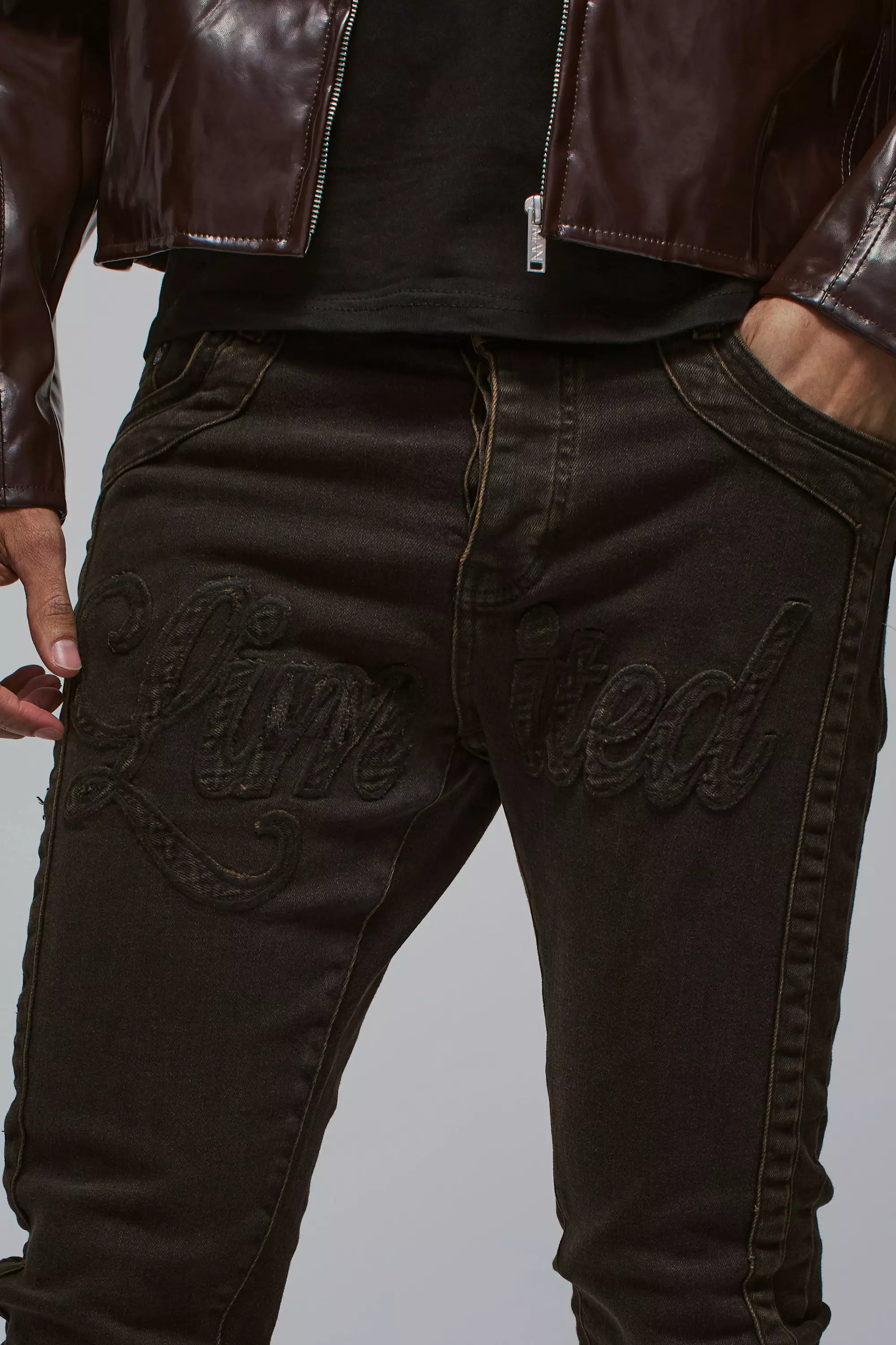Black Limited Stretch Skinny Jeans alternatieve afbeelding