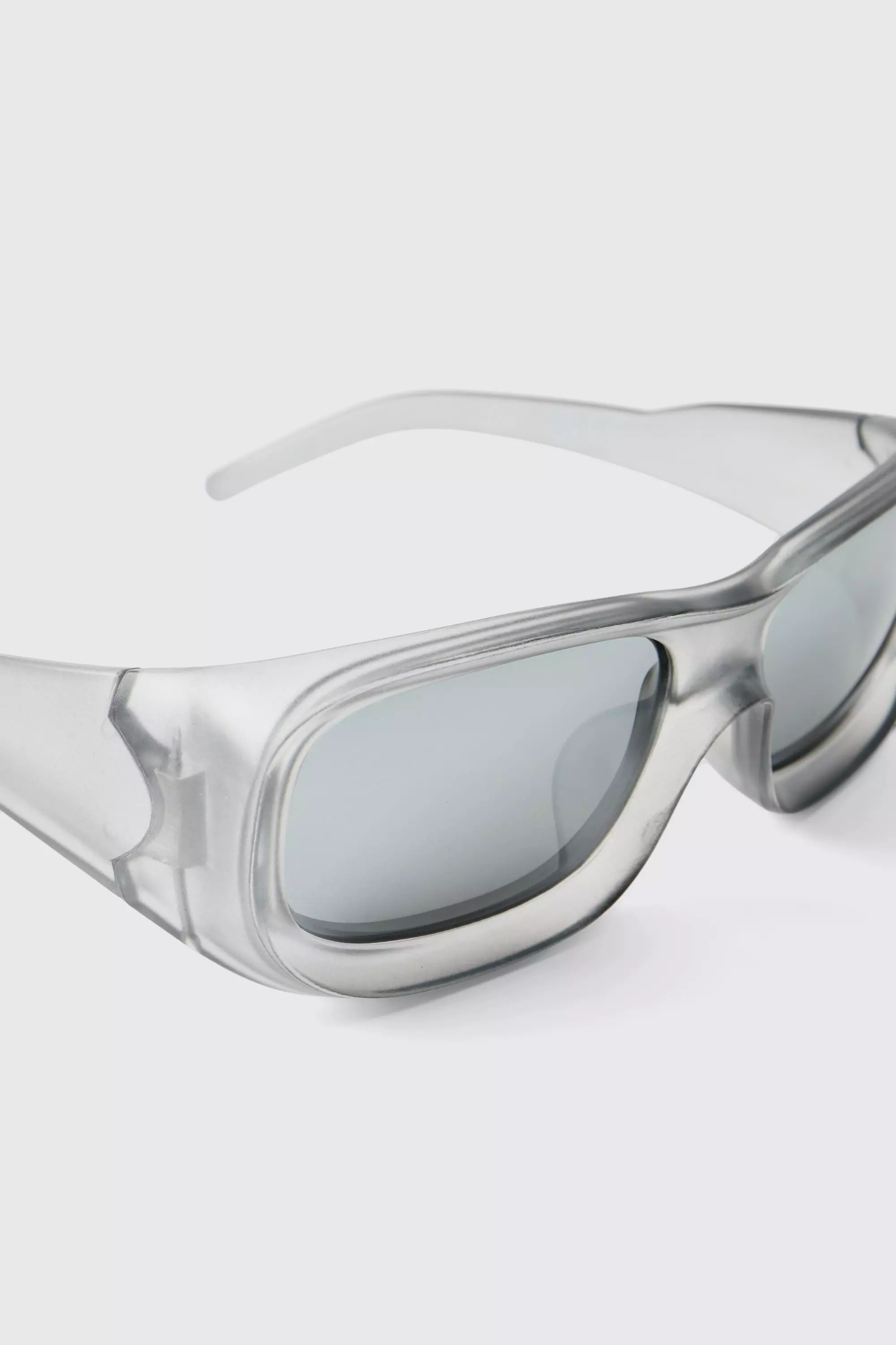 Clear Plastic Square Sunglasses alternative image
