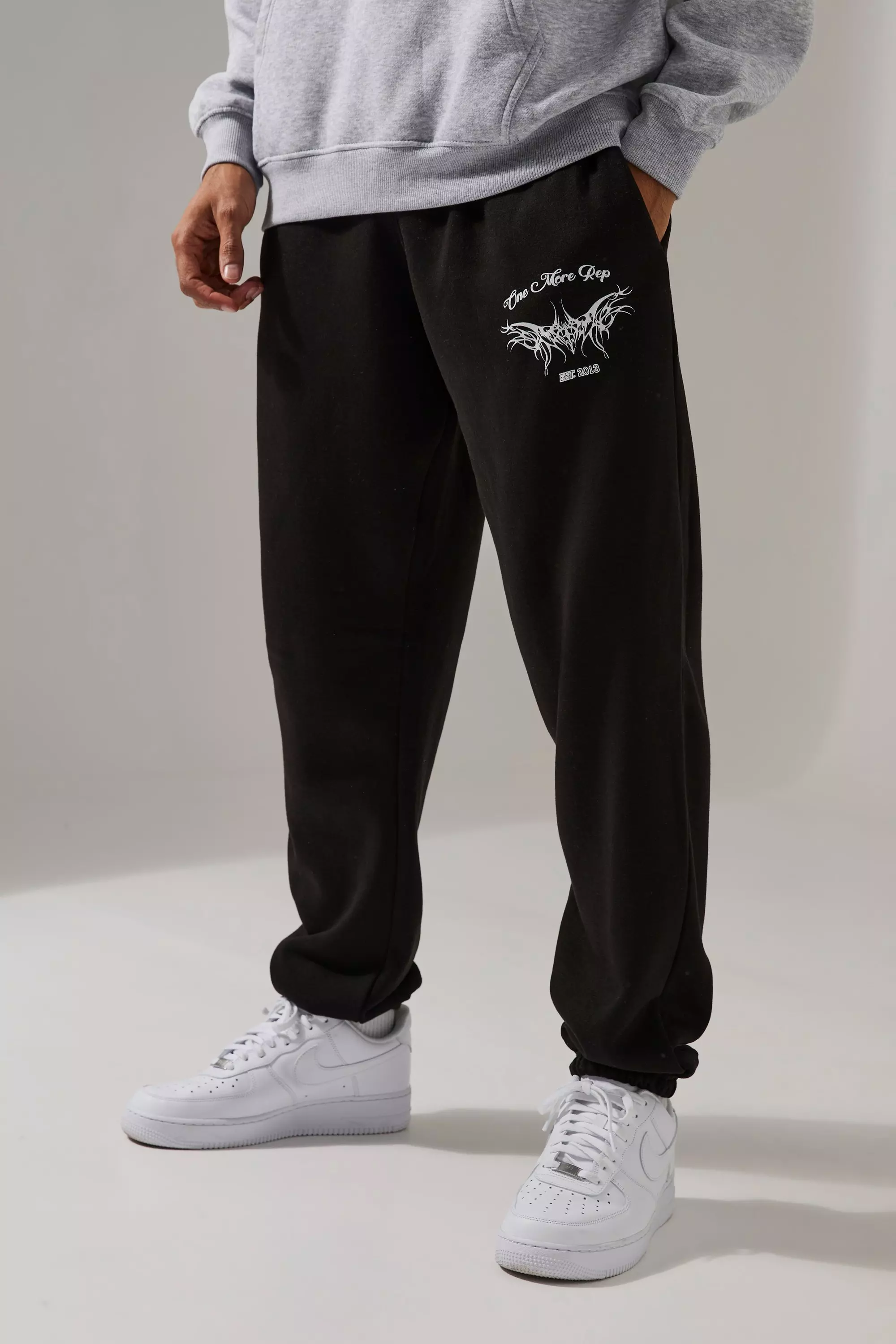 Jogging oversize imprimé - MAN Active, Black autre image