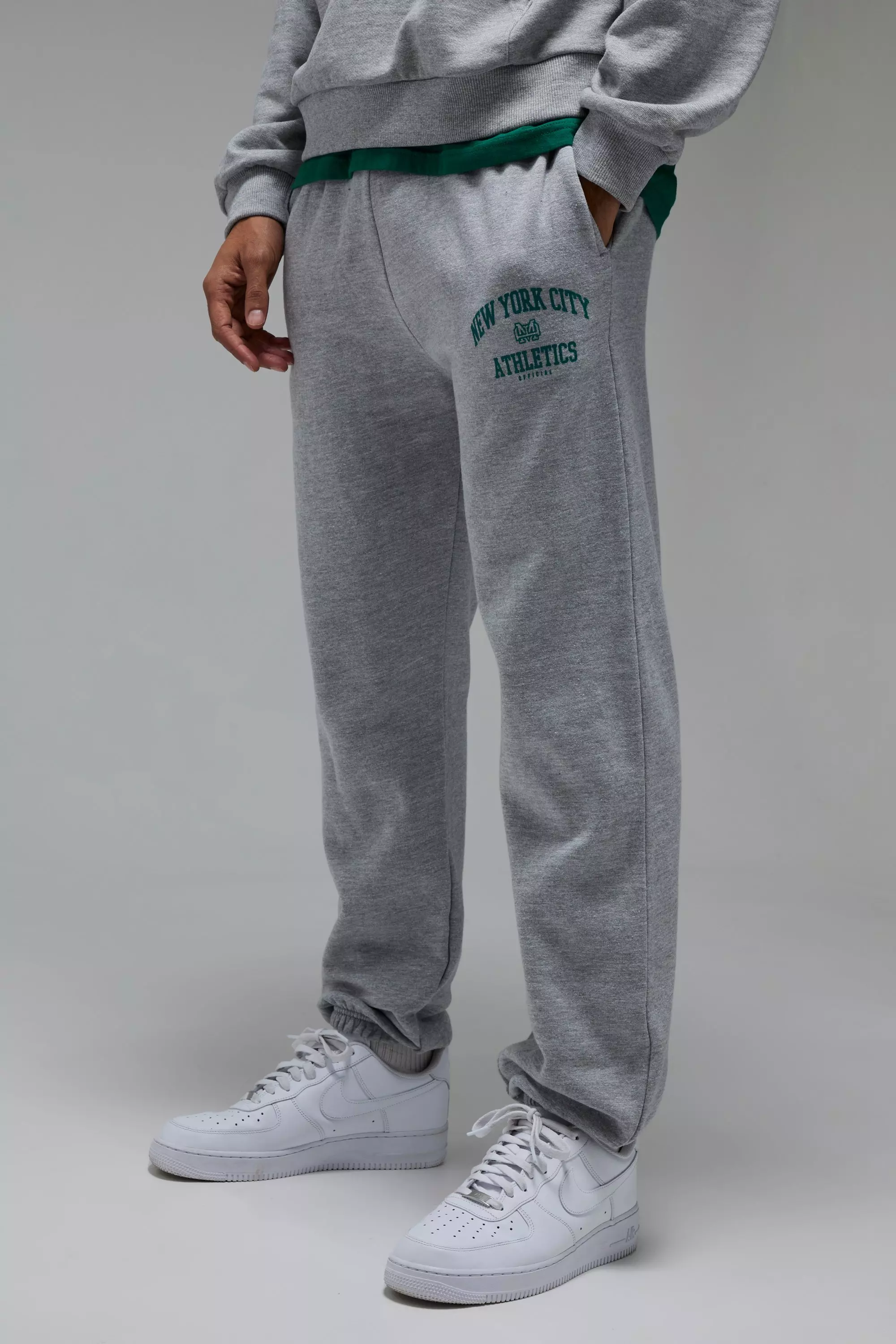 Grey Man Active New York City Athletics Oversized Jogger