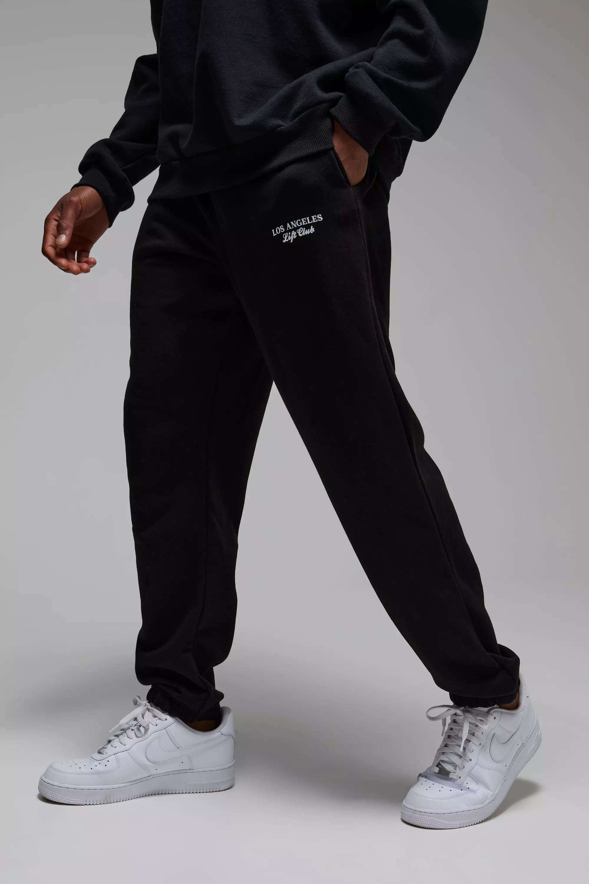 Black Man Active Los Angeles Lift Club Oversized Jogger alternative image