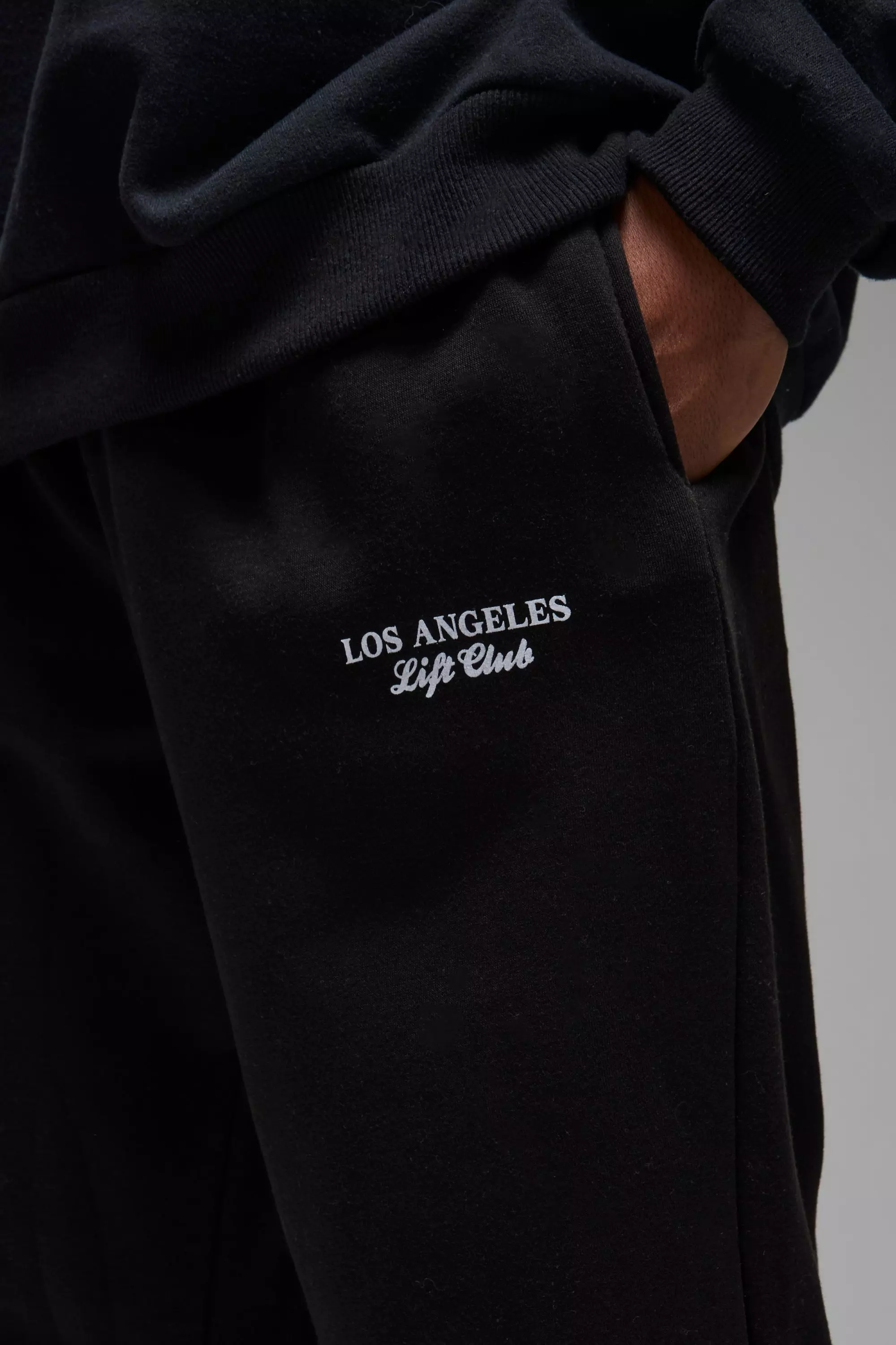Black Man Active Los Angeles Lift Club Oversized Jogger alternative image