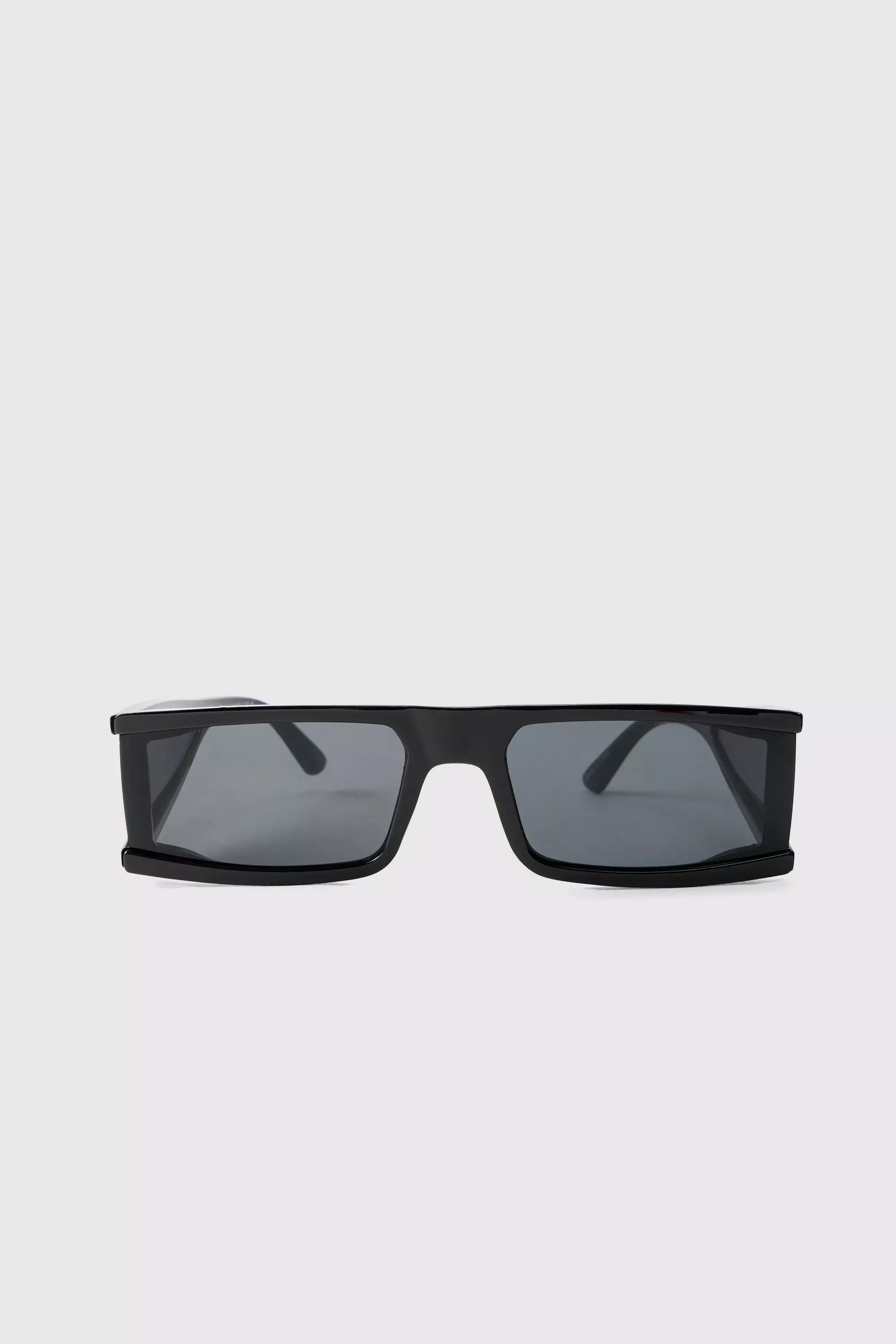 Lunettes de soleil à empiècement contrastant, Black autre image