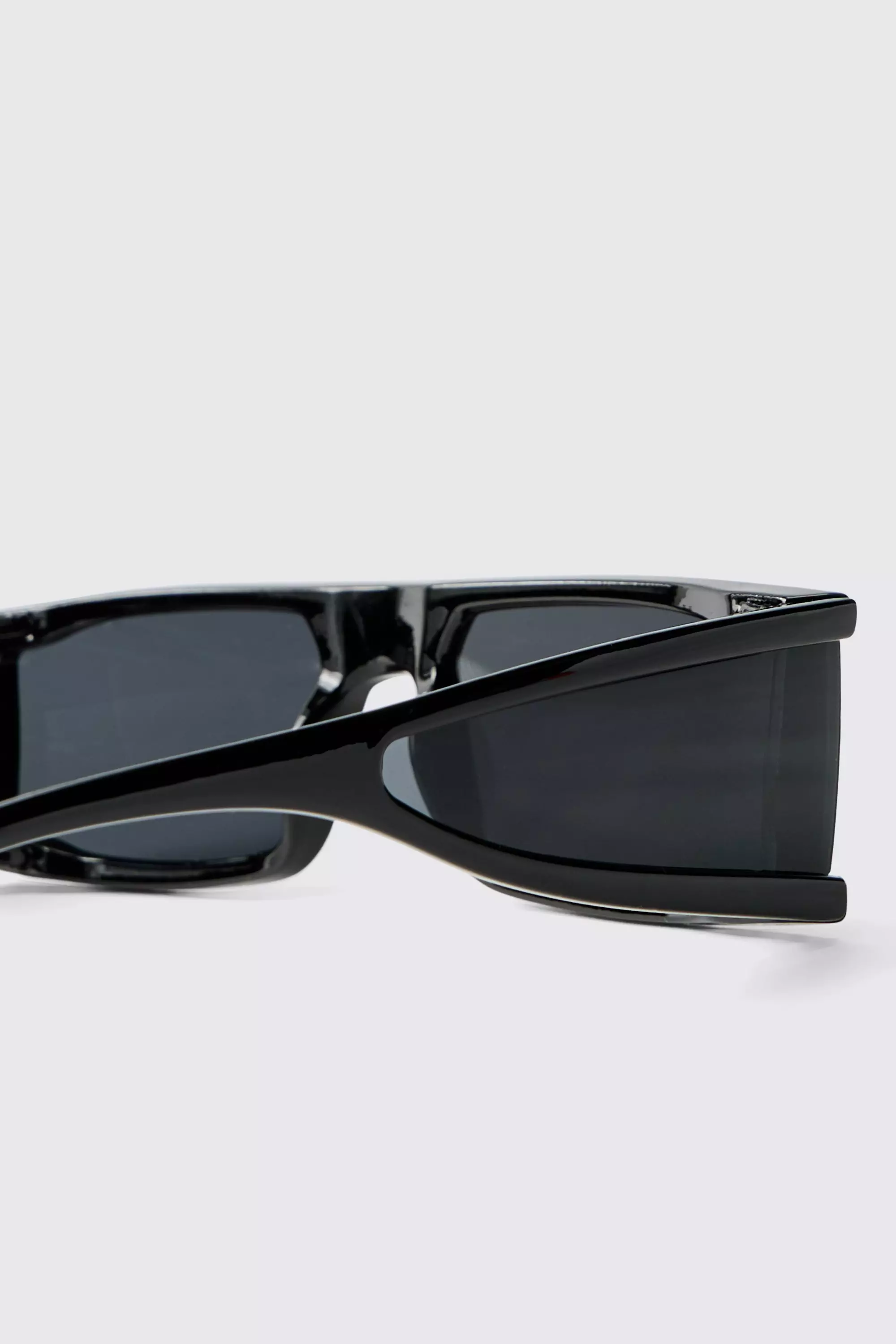 Lunettes de soleil à empiècement contrastant, Black autre image
