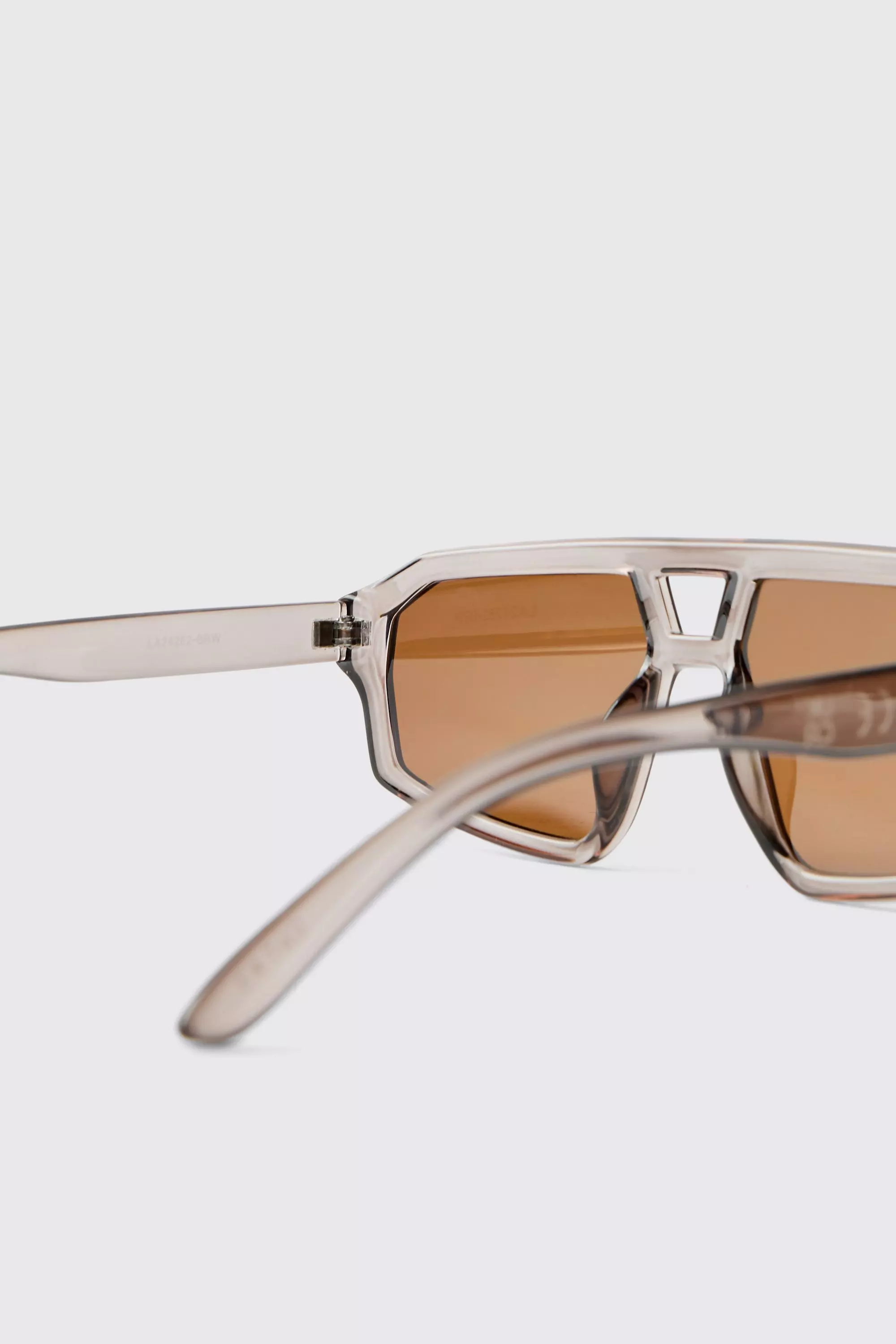 Plastic Grey Navigator Sunglasses  alternative image