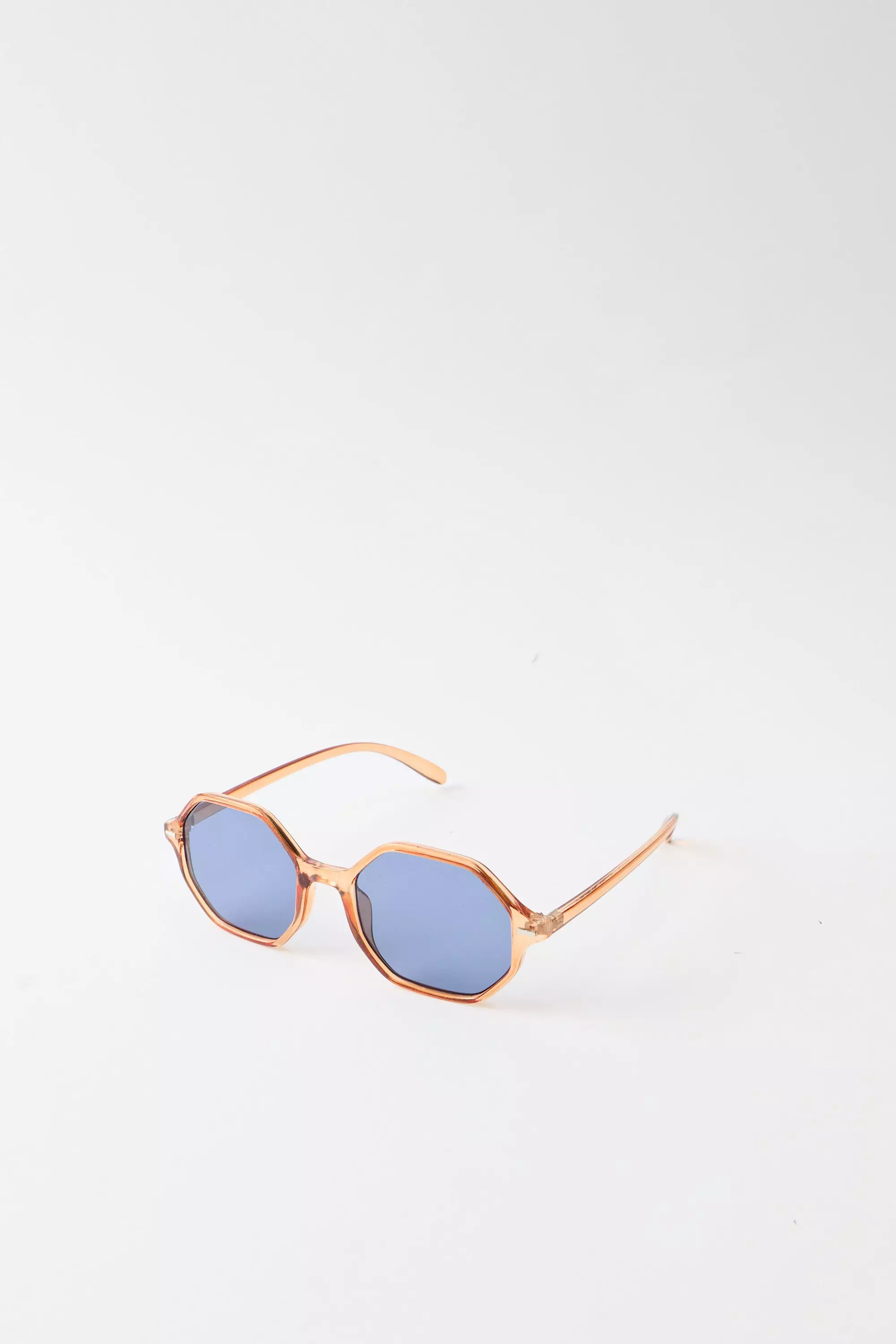 Orange Round Plastic Sunglasses  alternative image