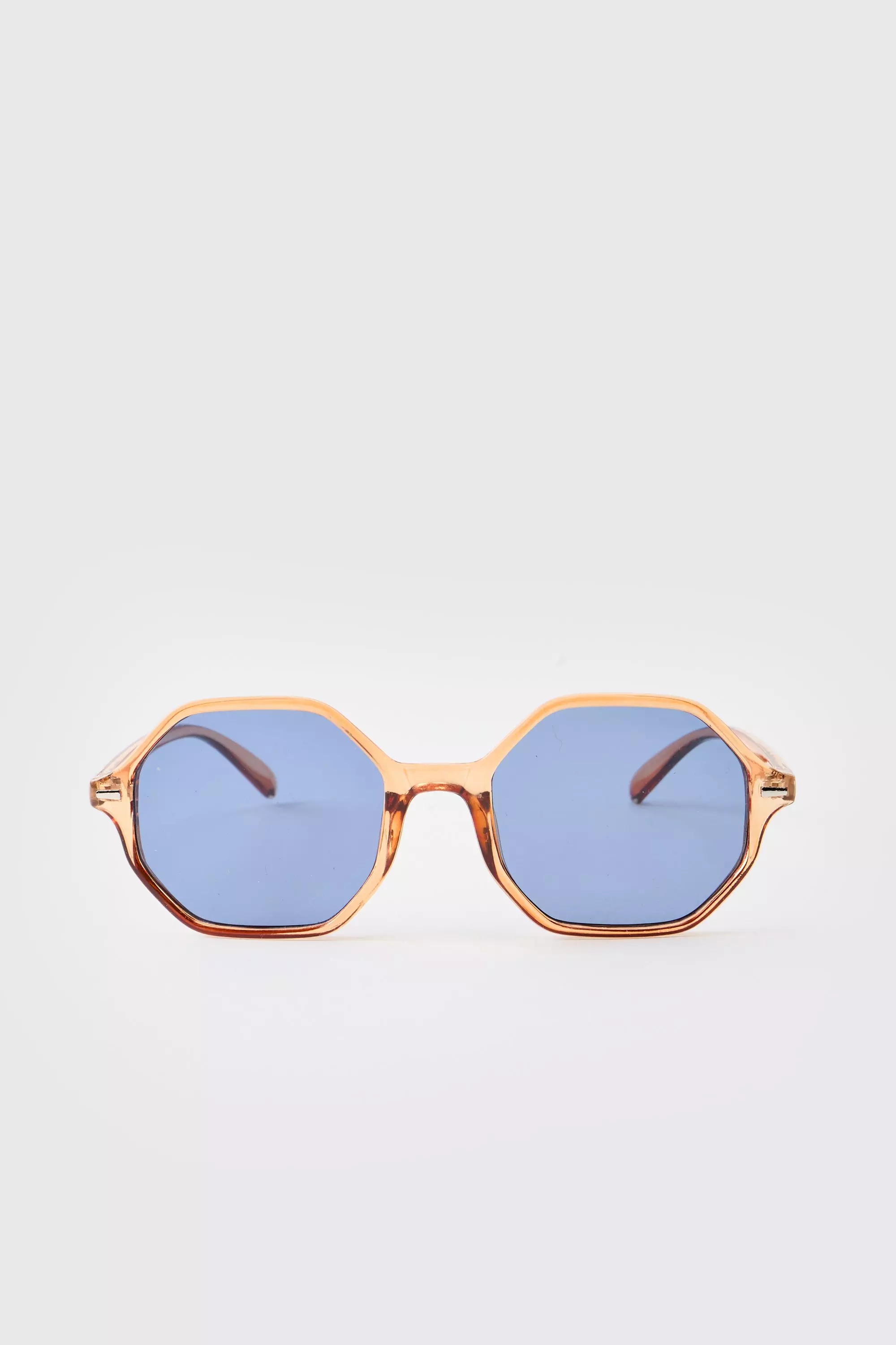 Orange Round Plastic Sunglasses  alternative image