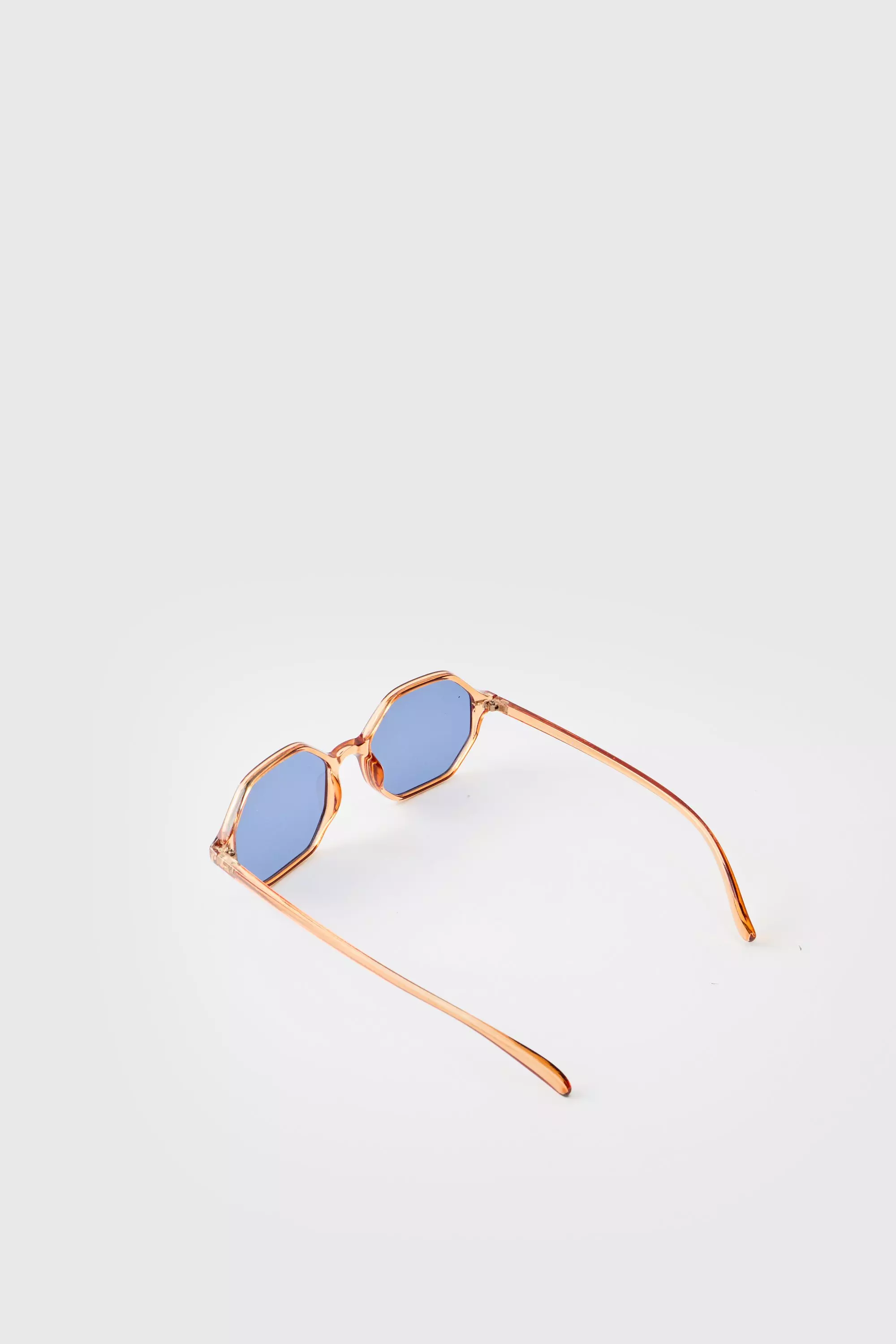Orange Round Plastic Sunglasses  alternative image