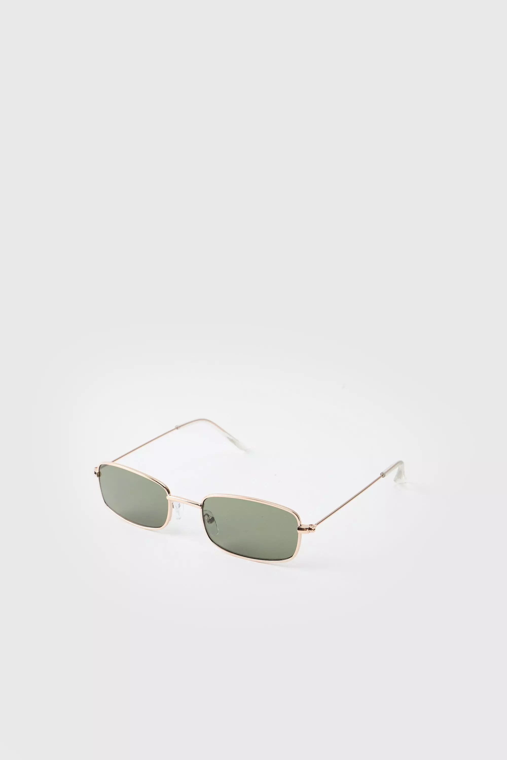 Eckige goldene Sonnenbrille, Gold alternatives Bild