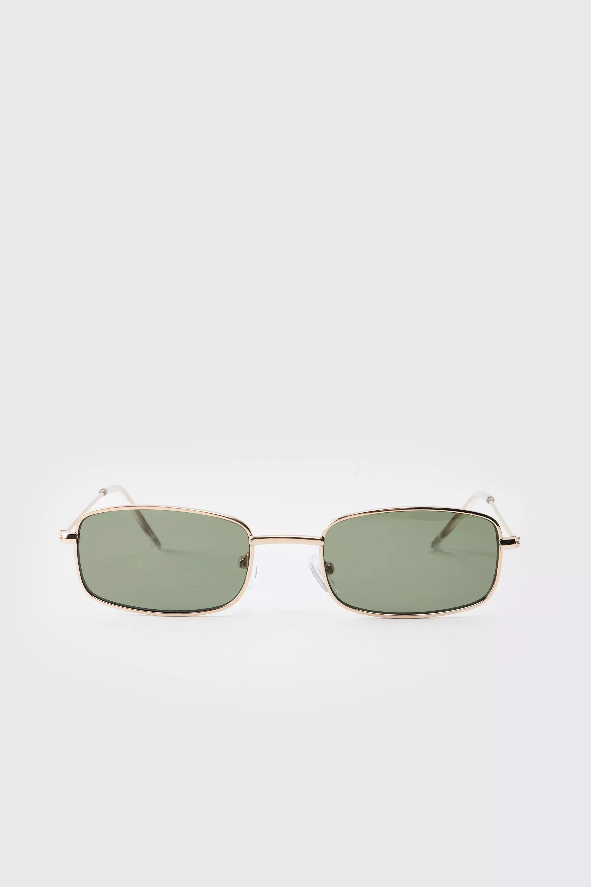 Eckige goldene Sonnenbrille, Gold alternatives Bild