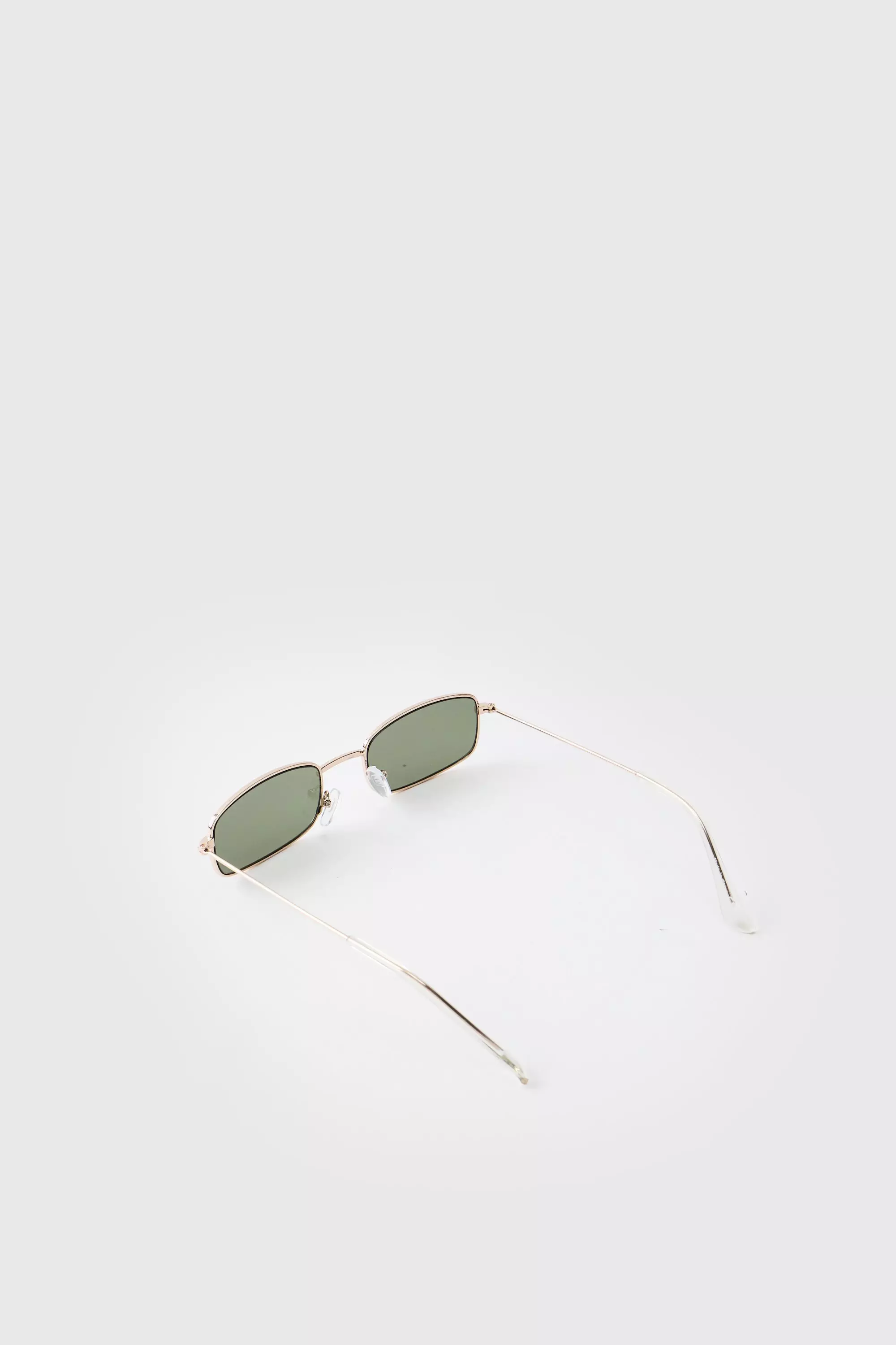 Eckige goldene Sonnenbrille, Gold alternatives Bild