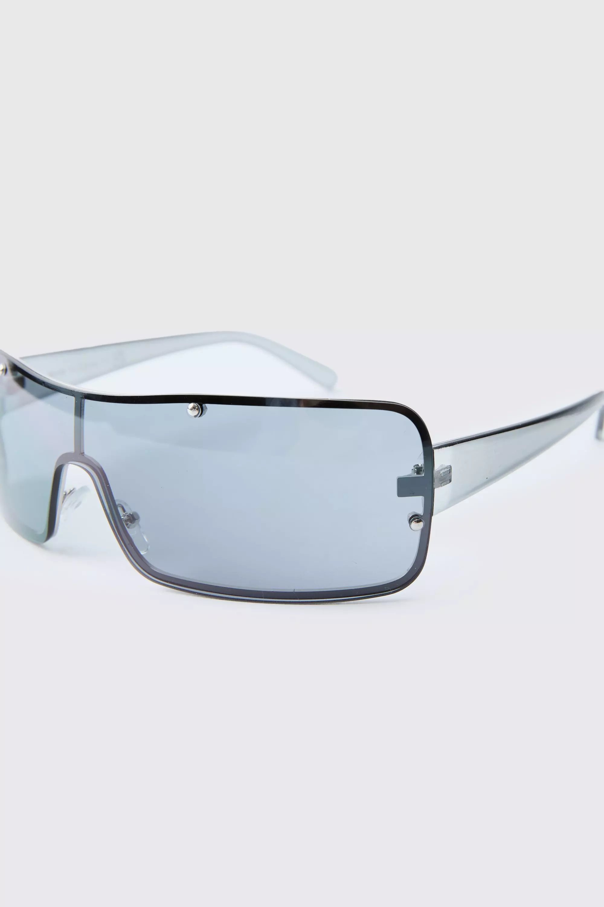 Black Silver Metal Navigator Sunglasses  alternative image