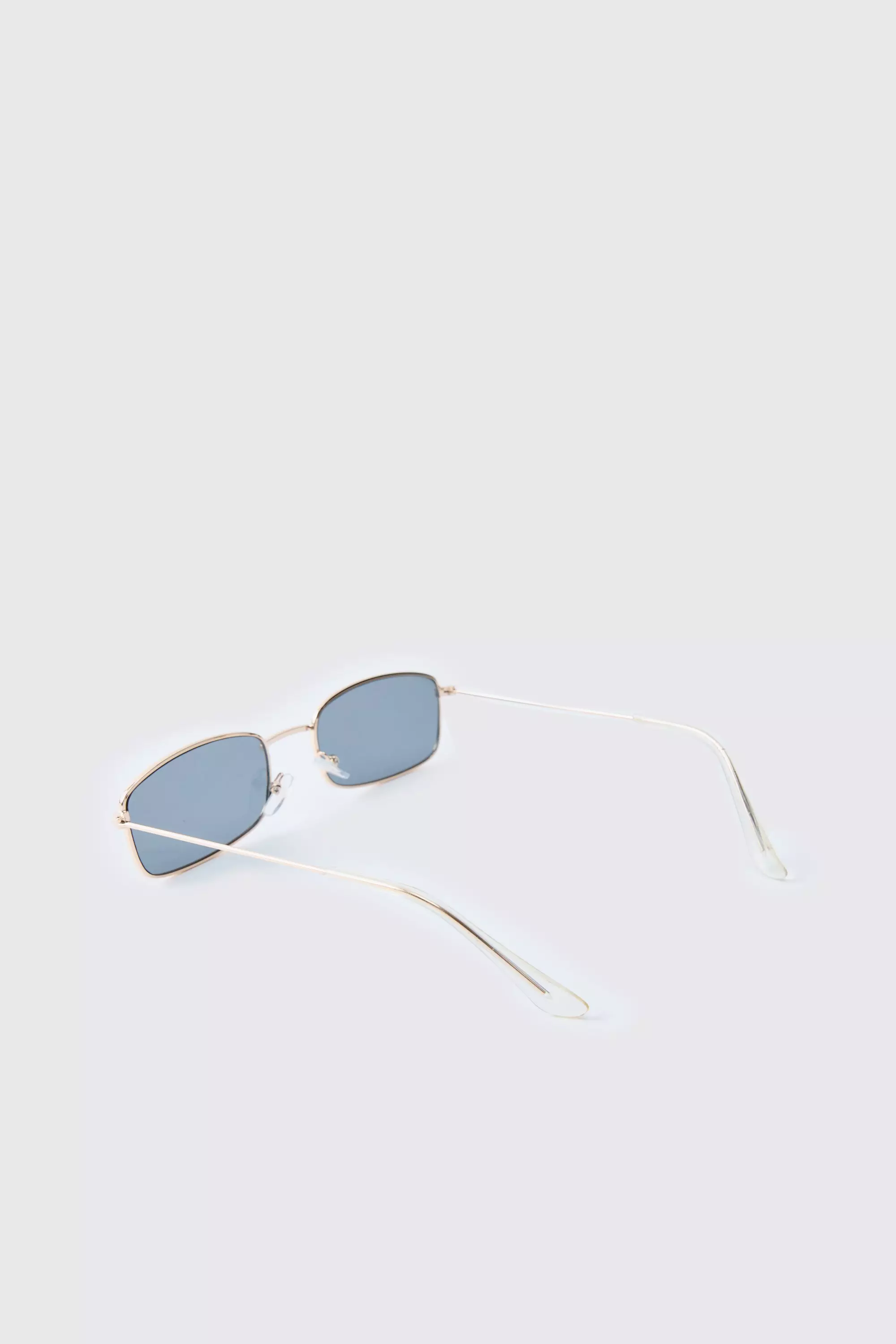 Metal Gold Rectangular Sunglasses alternative image