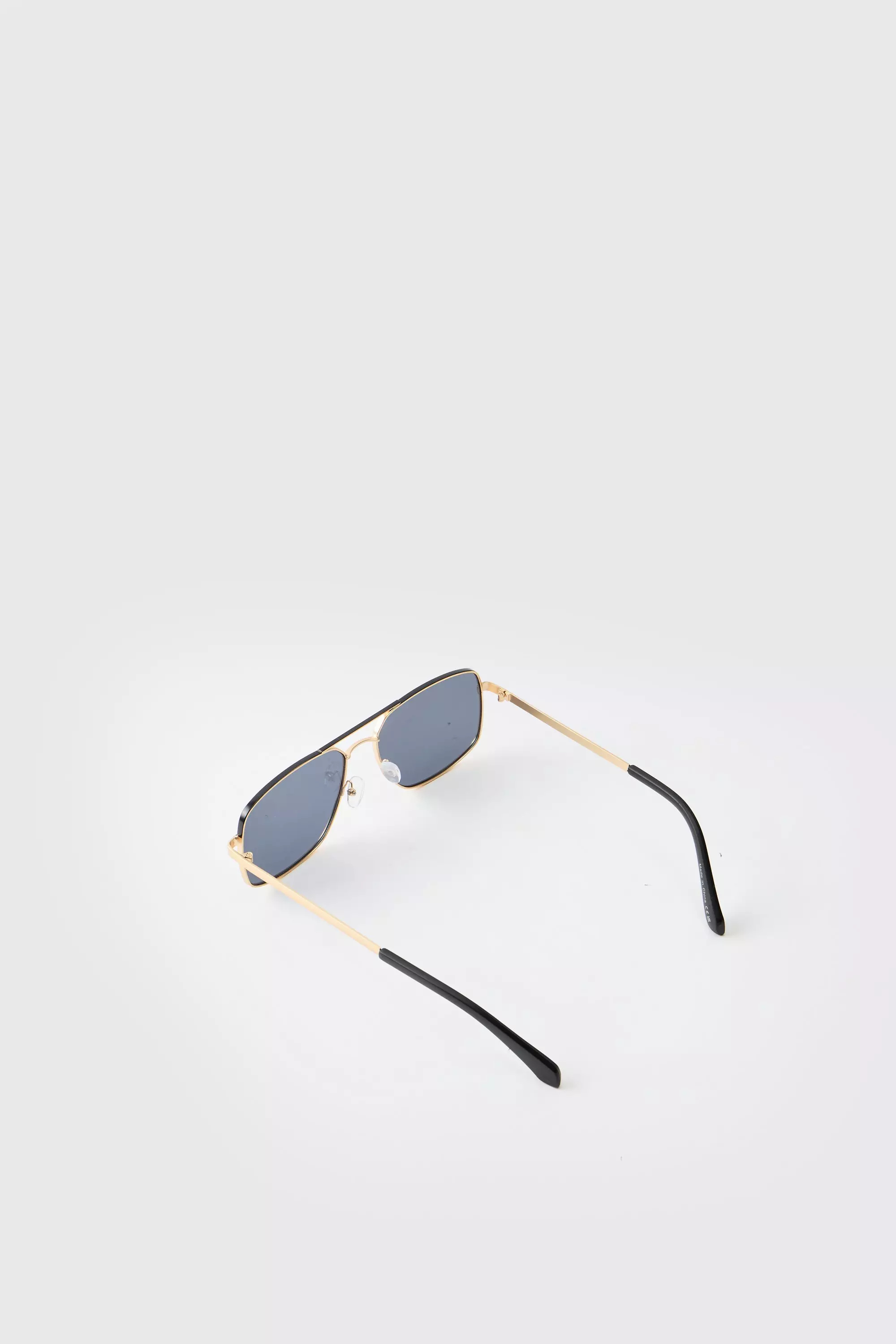 Lunettes de soleil en métal style rétro, Gold autre image