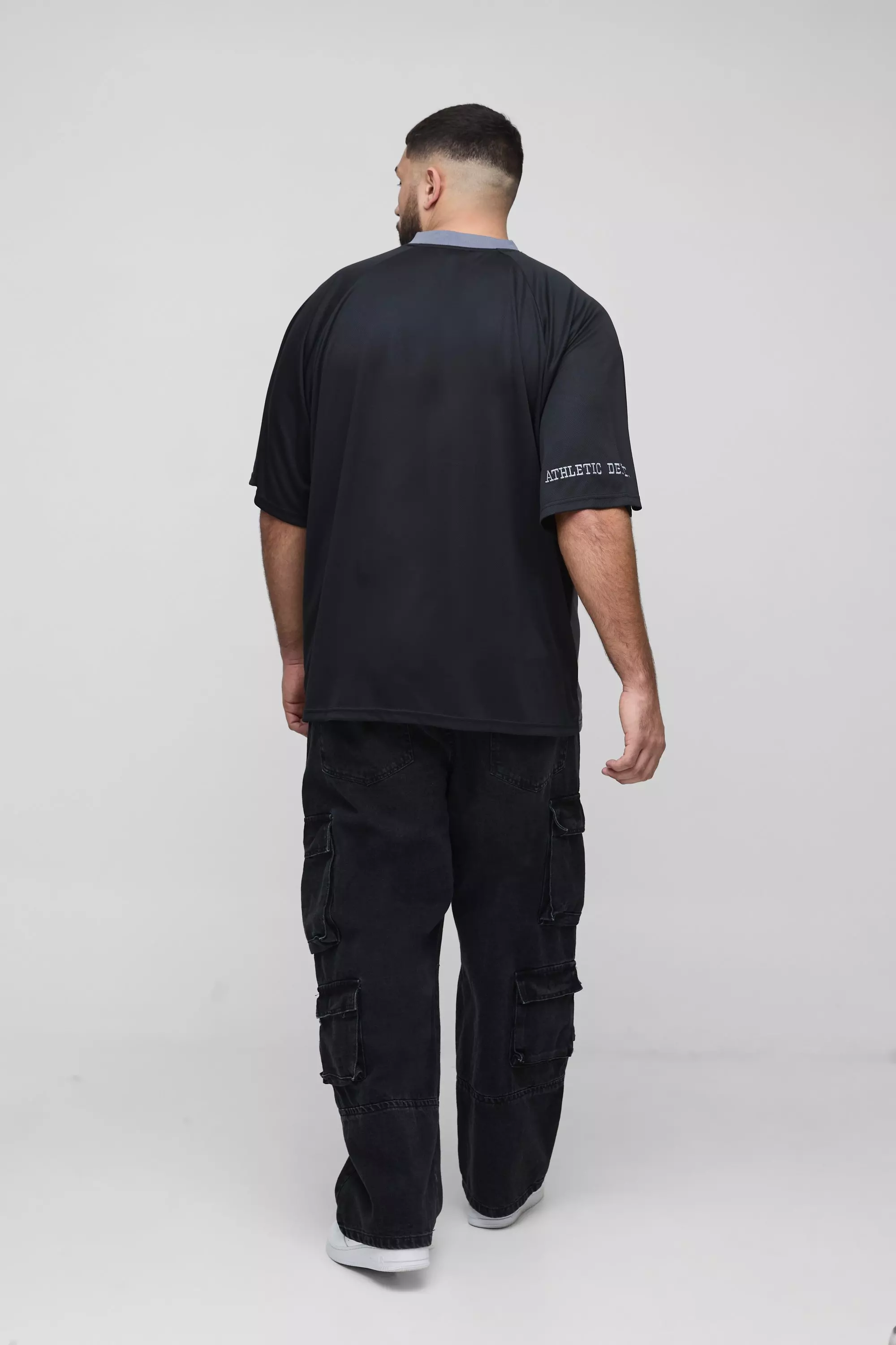 Grande taille - T-shirt à imprimé Worldwide, Black autre image